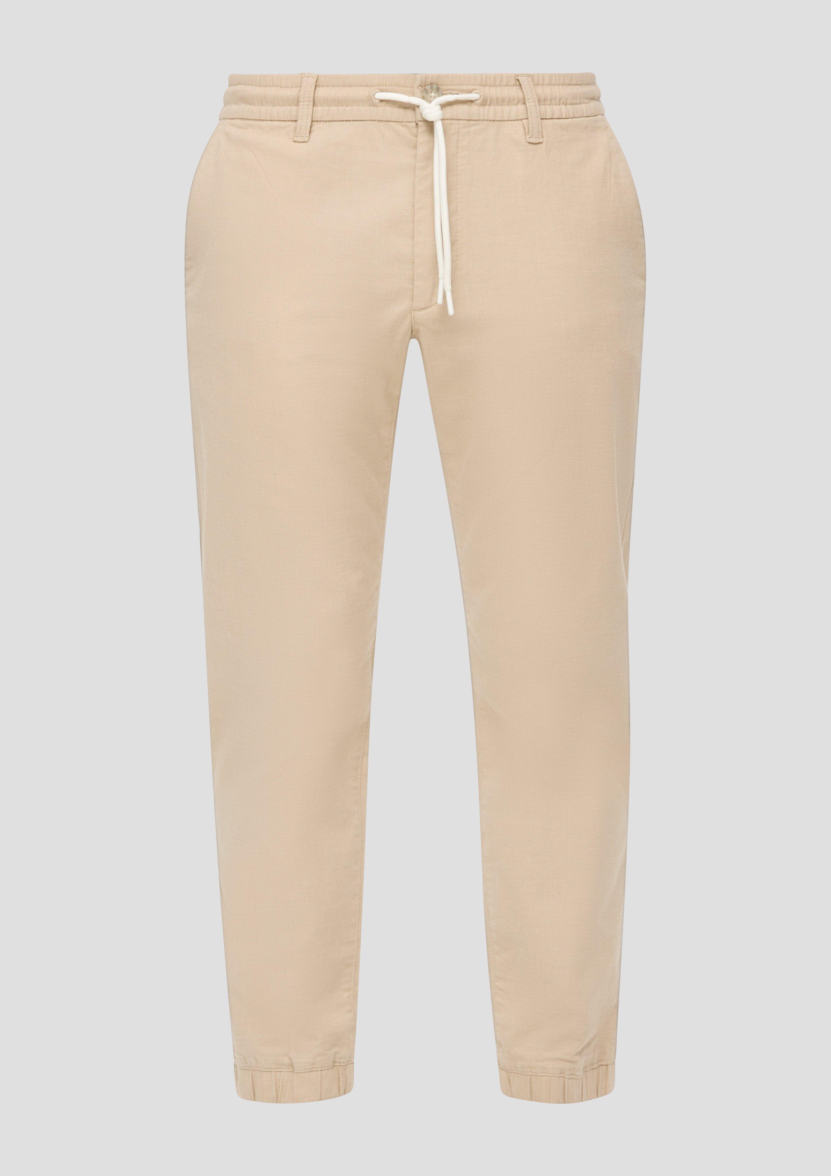 s.Oliver - Chino aus Baumwollstretch, Herren, creme