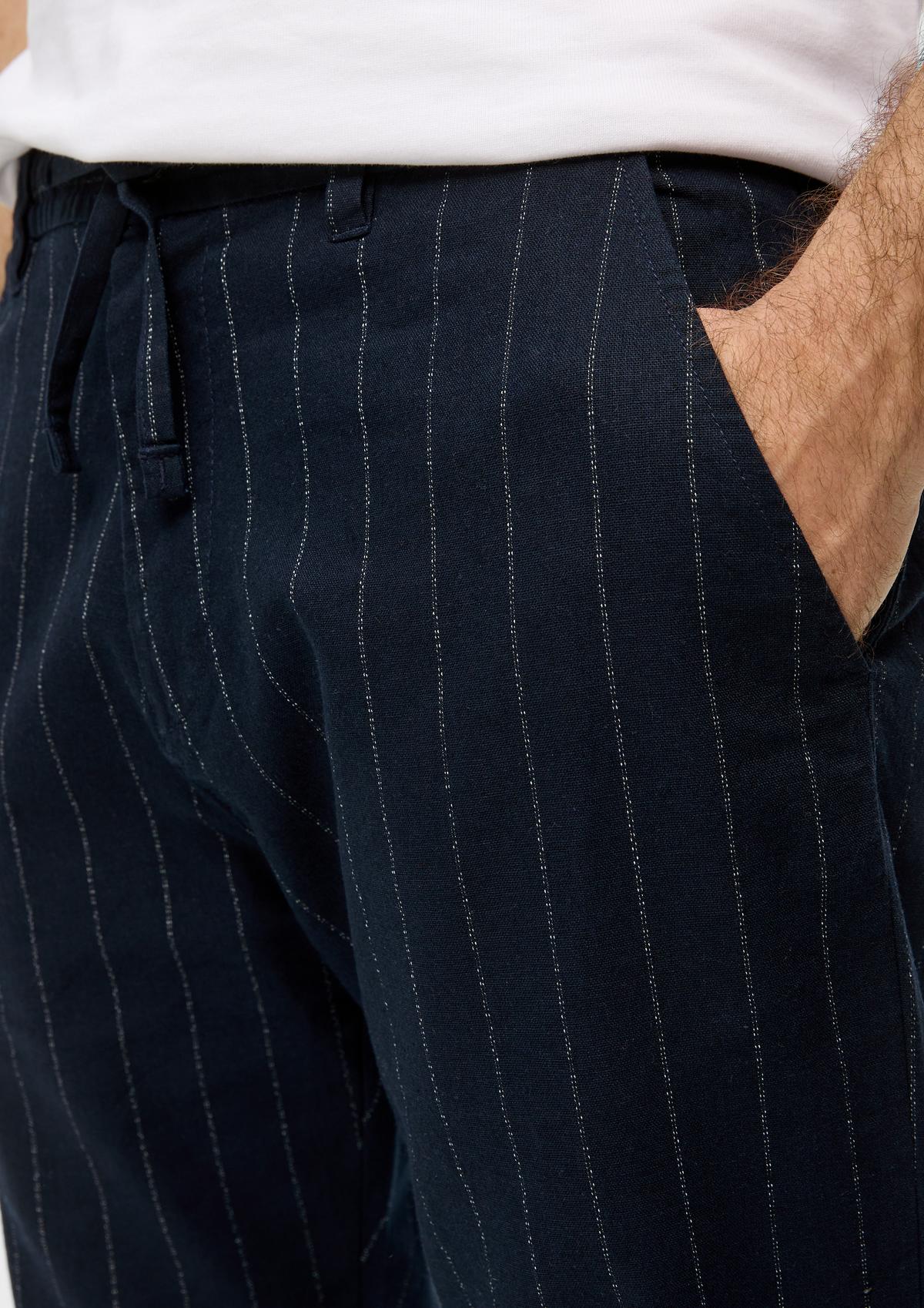 s.Oliver Relaxed: Chino hlače s udjelom lana