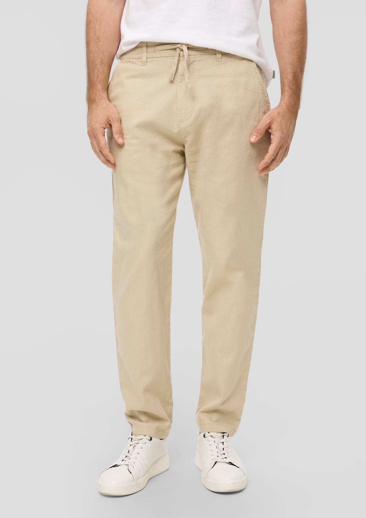 s.Oliver Relaxed fit: linen blend chinos