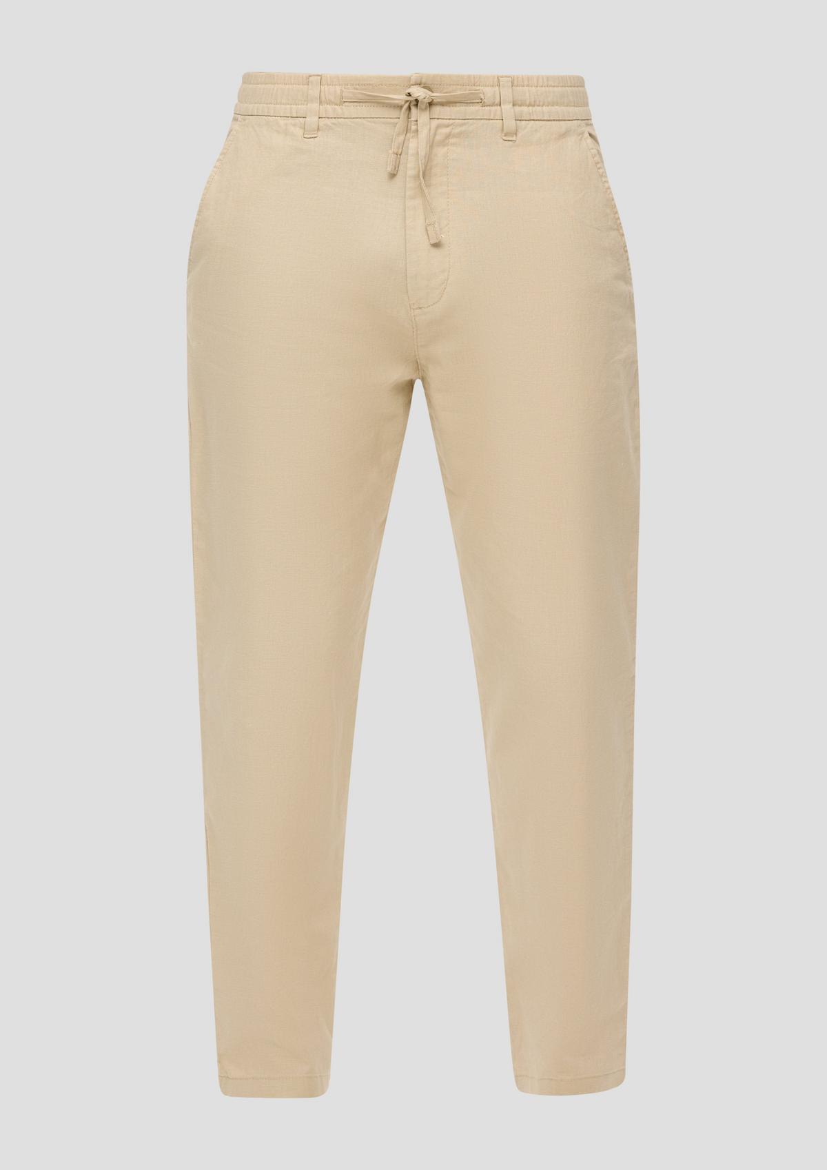 s.Oliver Relaxed fit: linen blend chinos