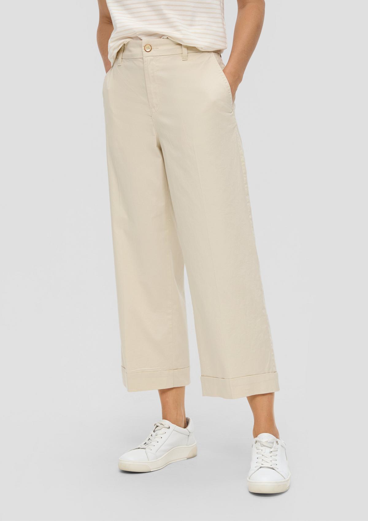 s.Oliver culottes in stretch cotton