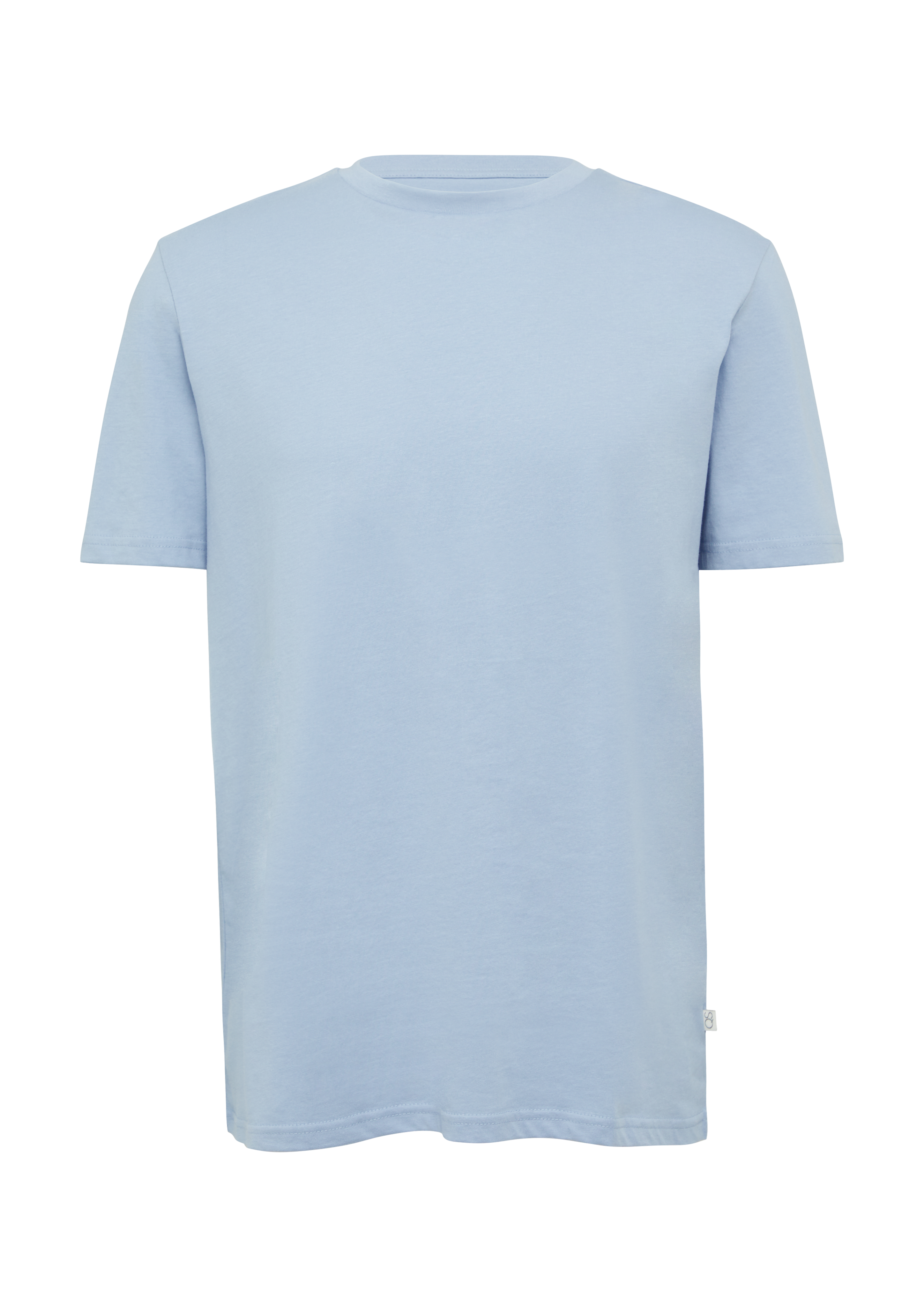 Qs T-Shirt Mit Rundhalsausschnitt