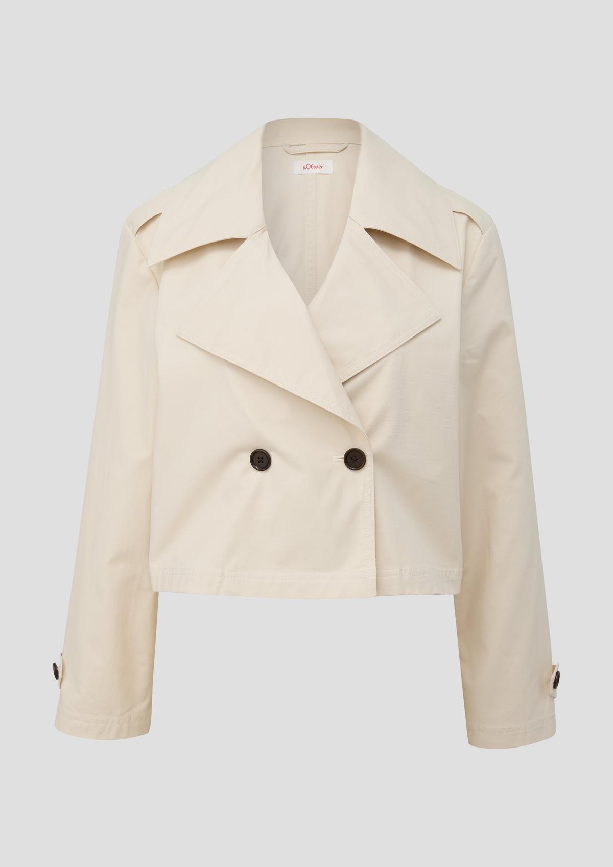 s.Oliver Jacket with a lapel collar