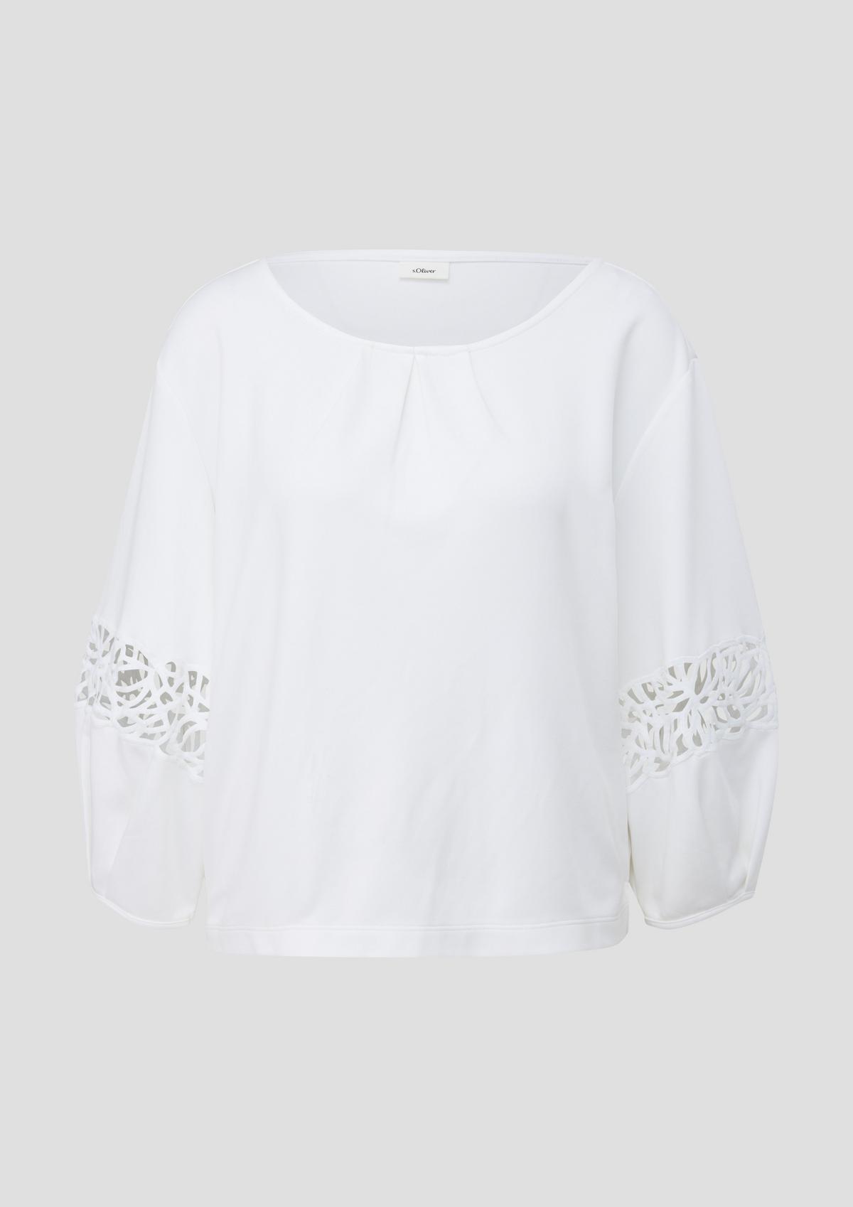 s.Oliver Blouse with openwork pattern detail