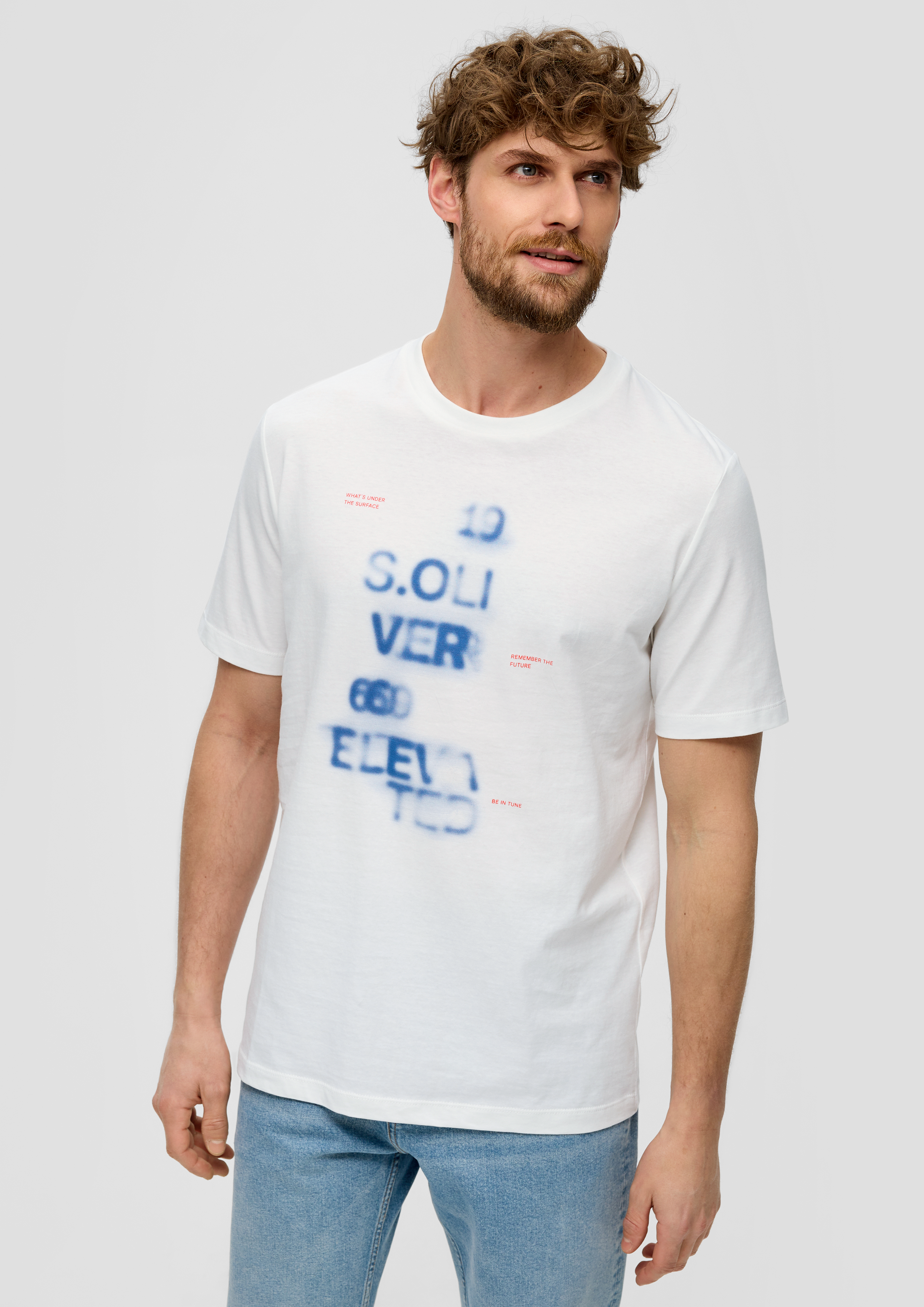 S.Oliver T-Shirt mit Artwork