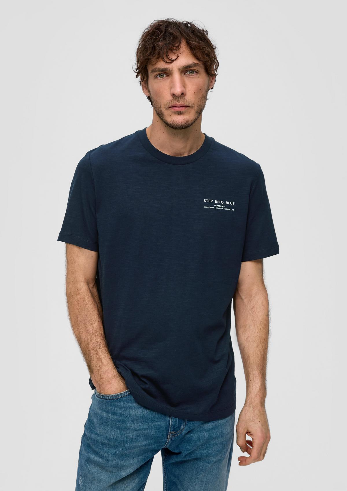 s.Oliver T-shirt with a round neckline