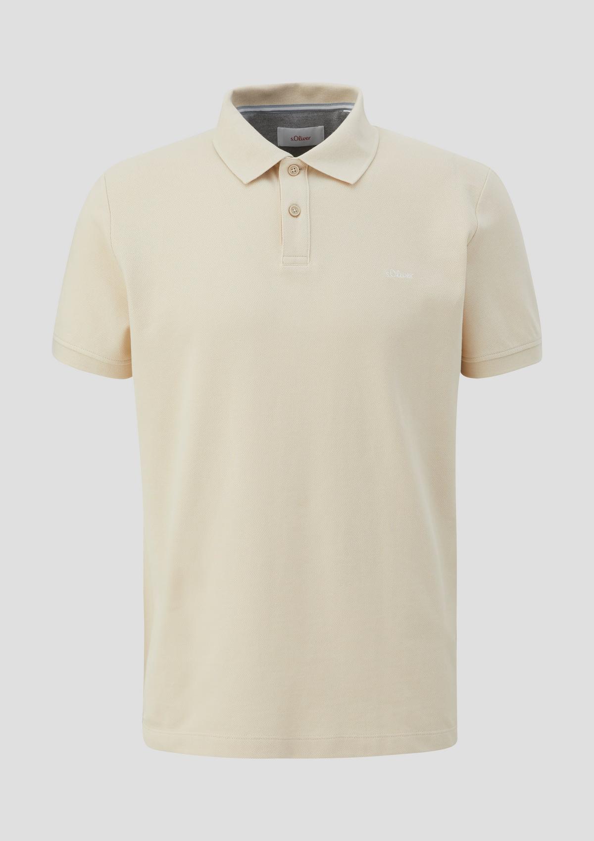 s.Oliver Pure cotton polo shirt