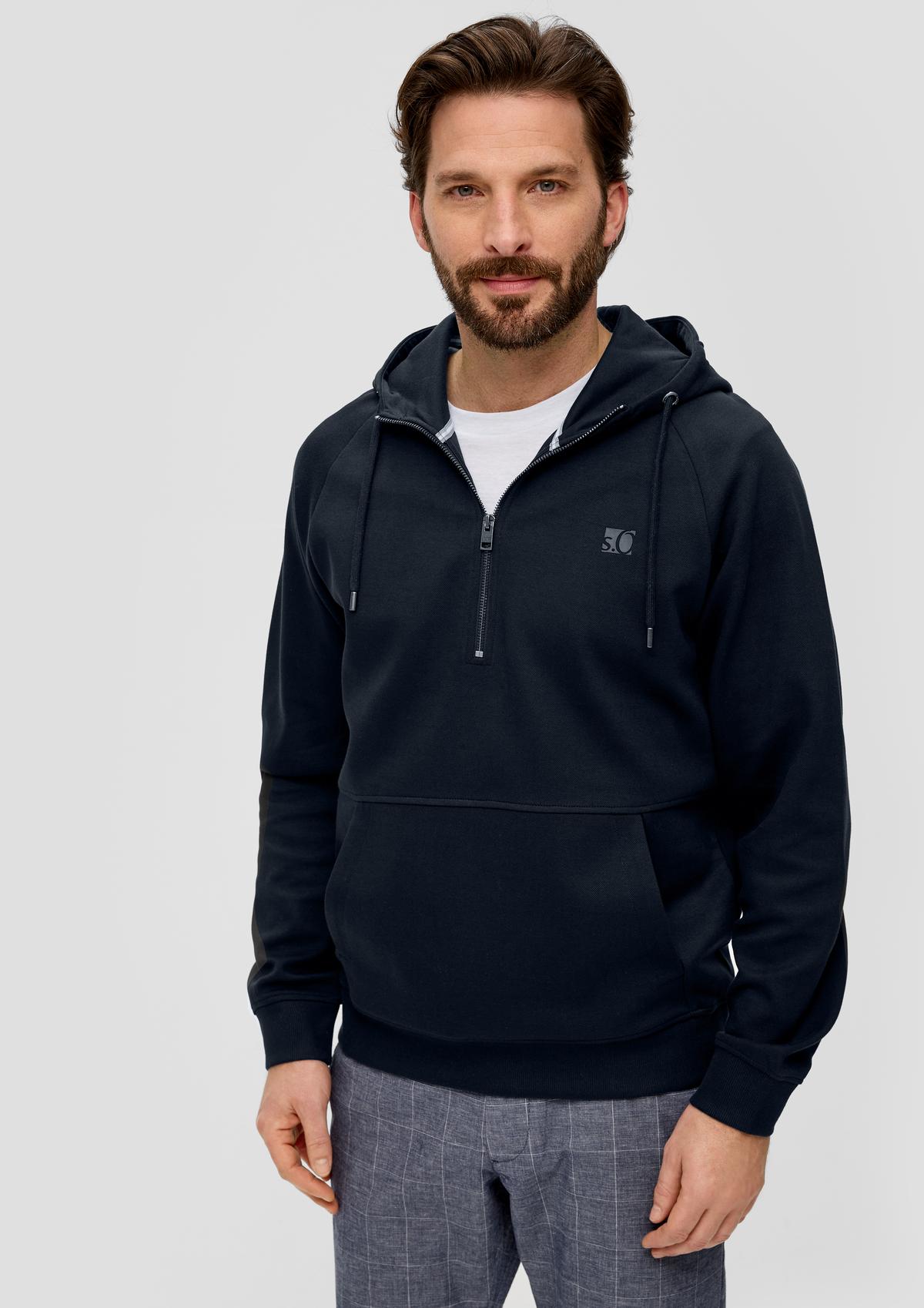 s.Oliver Hoodie sweatshirt in a cotton blend