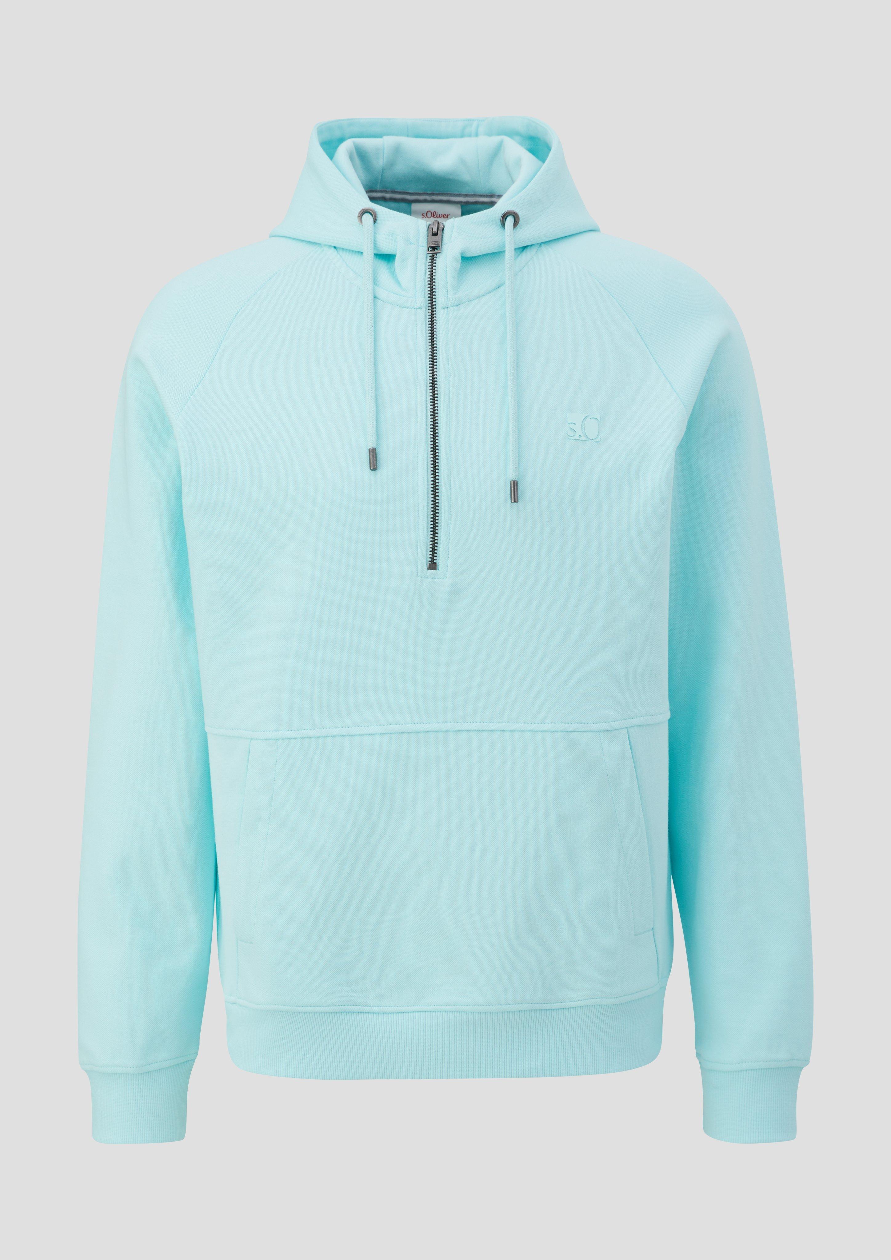 s.Oliver Hoodie-Sweatshirt aus Baumwollmix