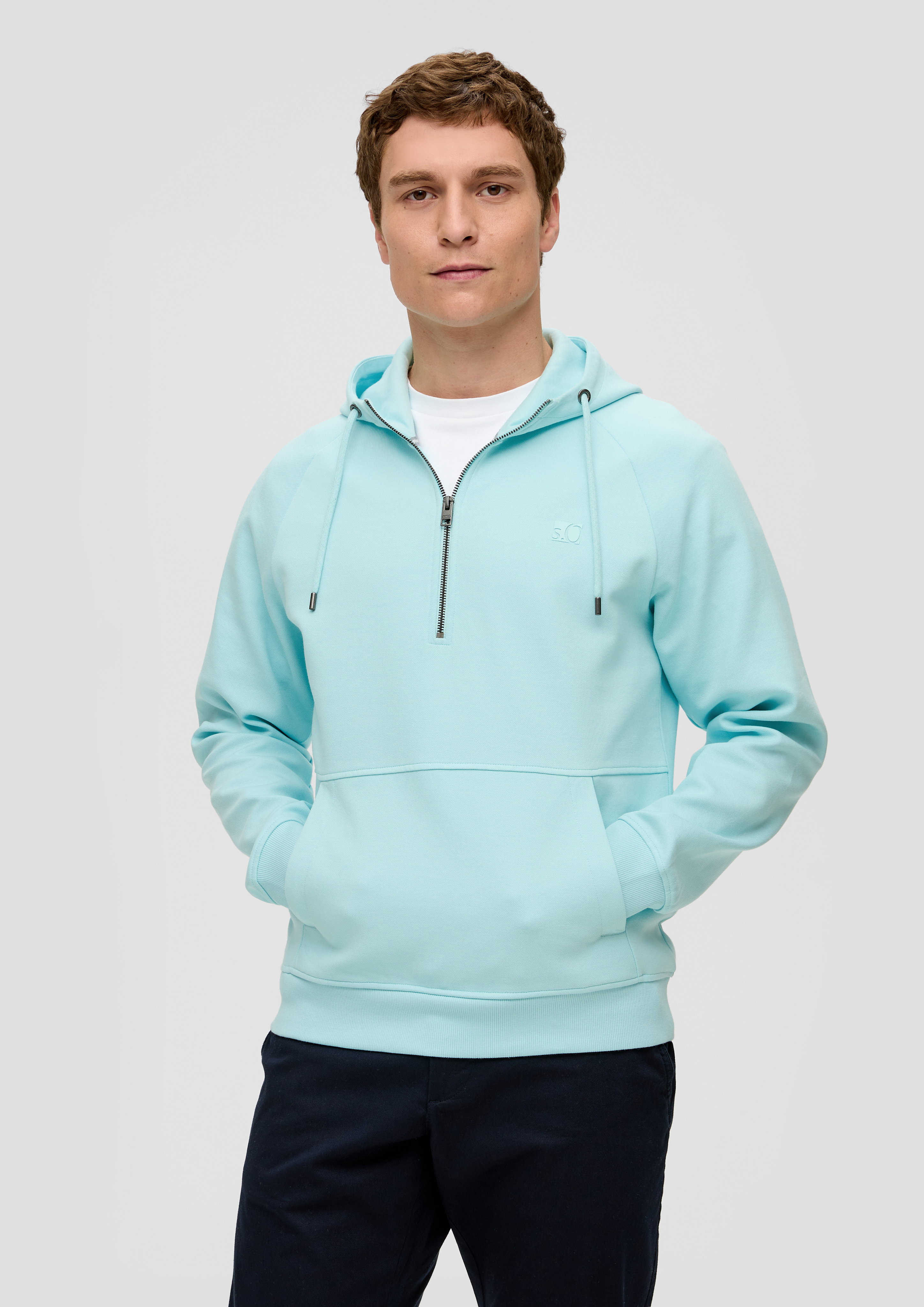 S.Oliver Hoodie-Sweatshirt aus Baumwollmix