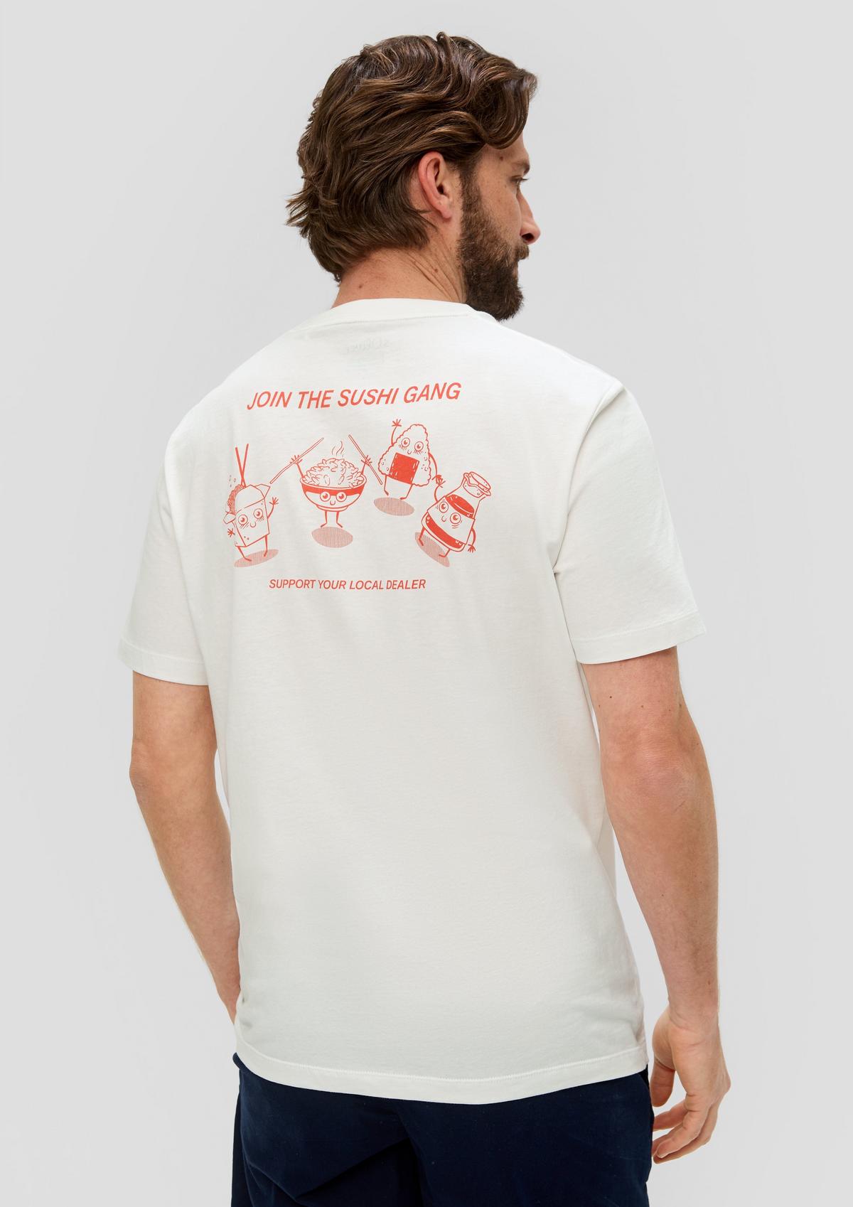 T-shirt with a graphic print