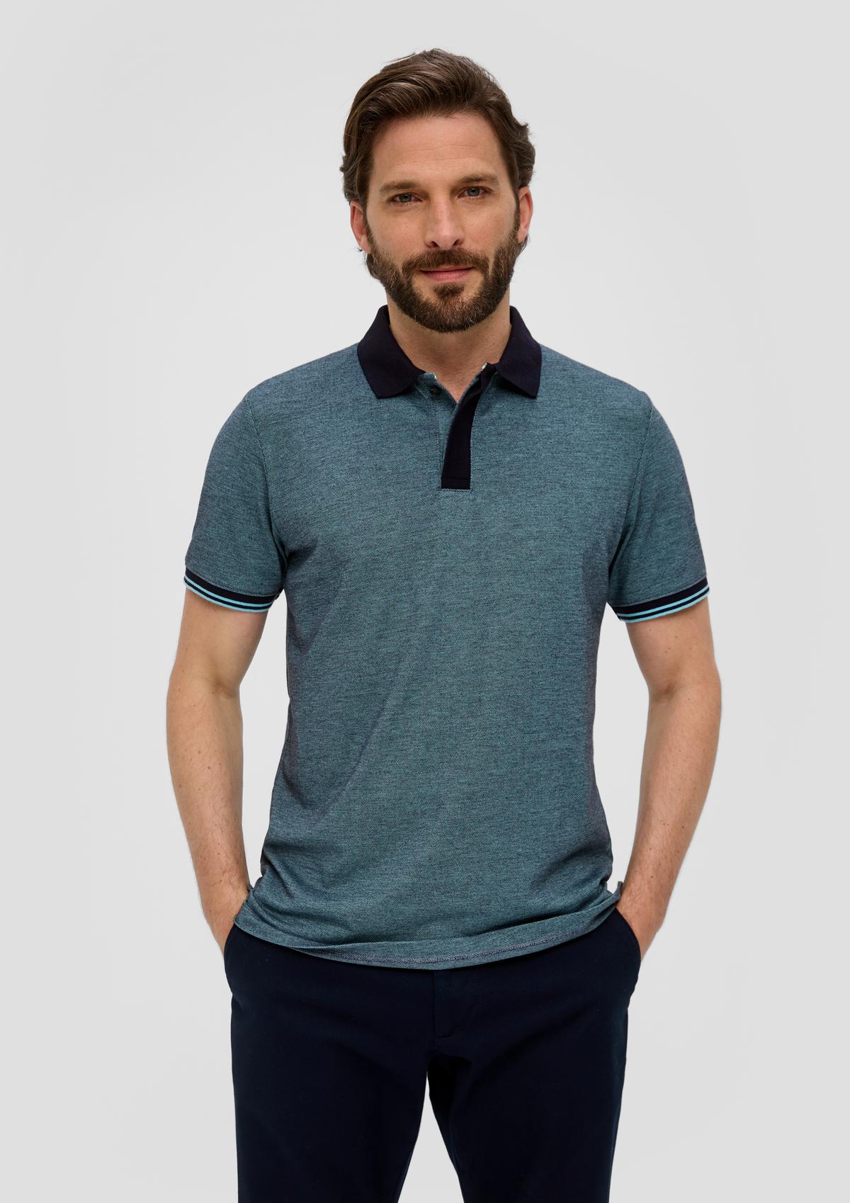 s.Oliver Polo shirt in a cotton blend