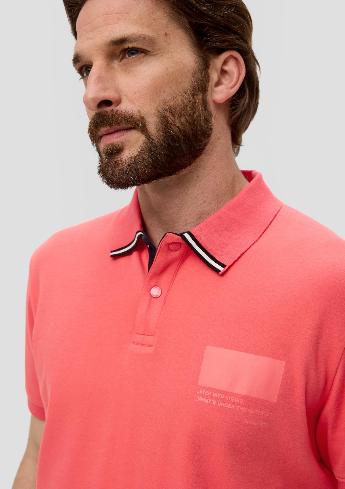 s.Oliver Polo shirt with striped details