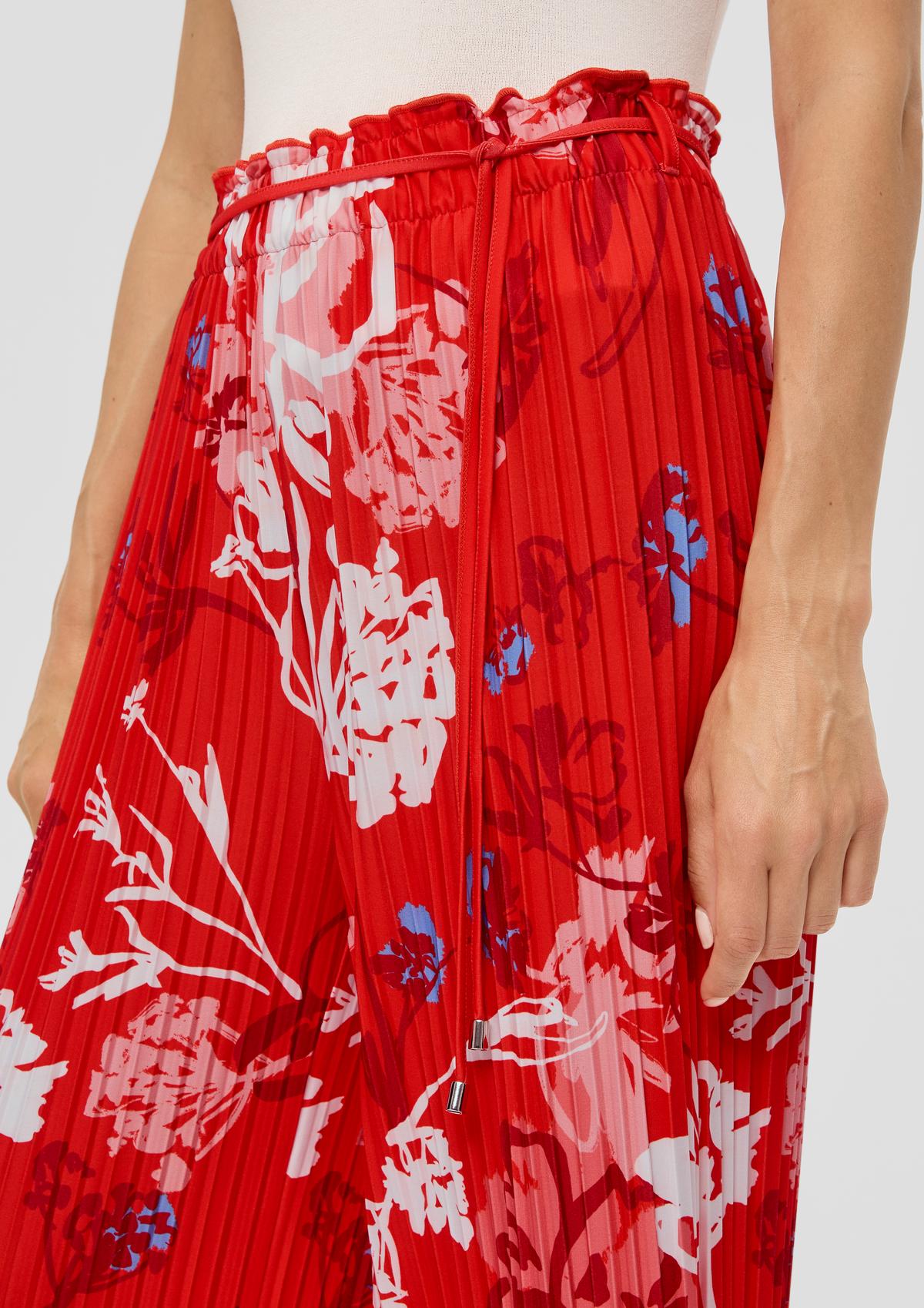 s.Oliver Loose: Culotte mit All-over-Print