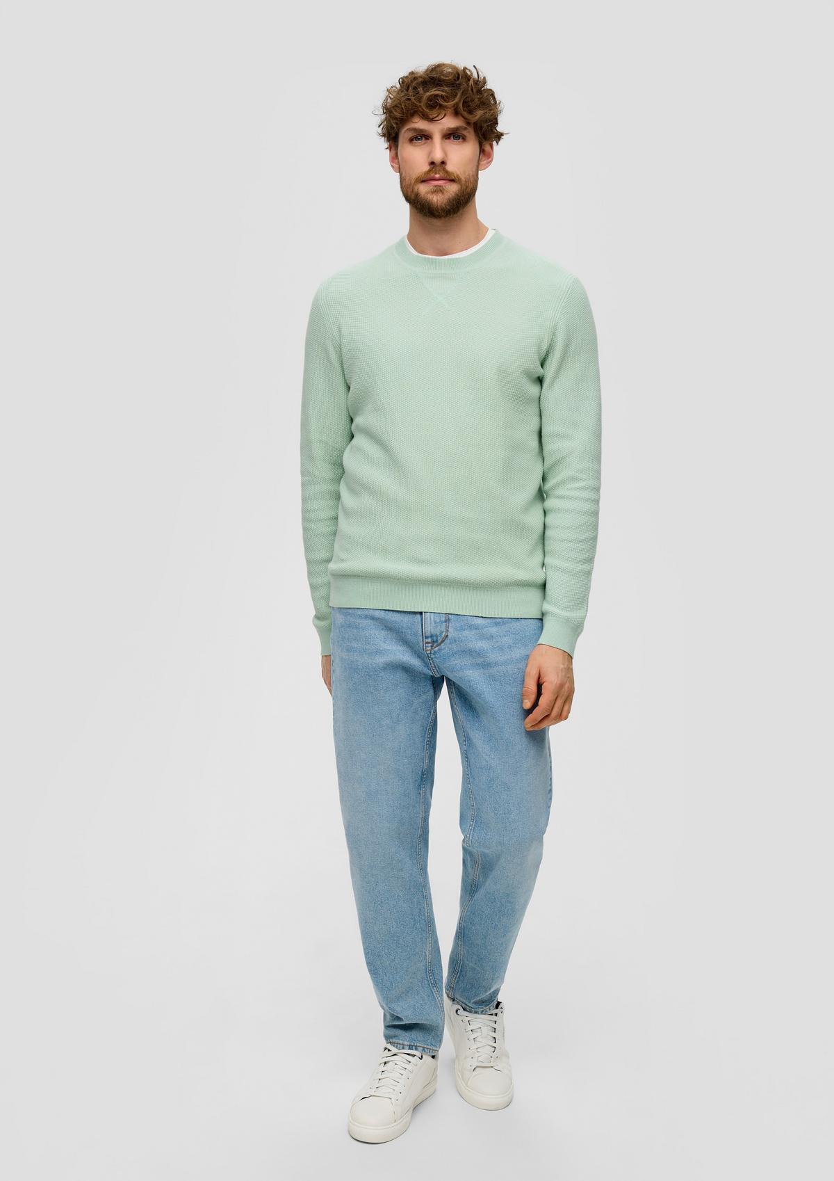 s.Oliver Knitted jumper with ribbed details