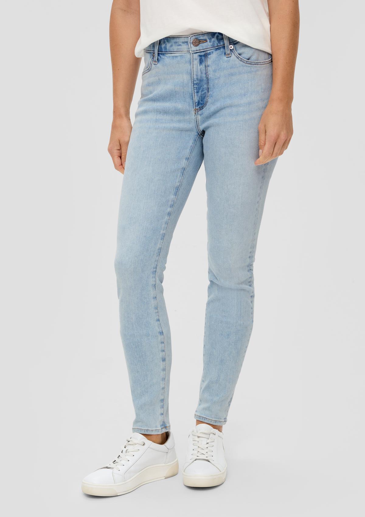 s.Oliver Skinny: jeans hlače Mid Rise
