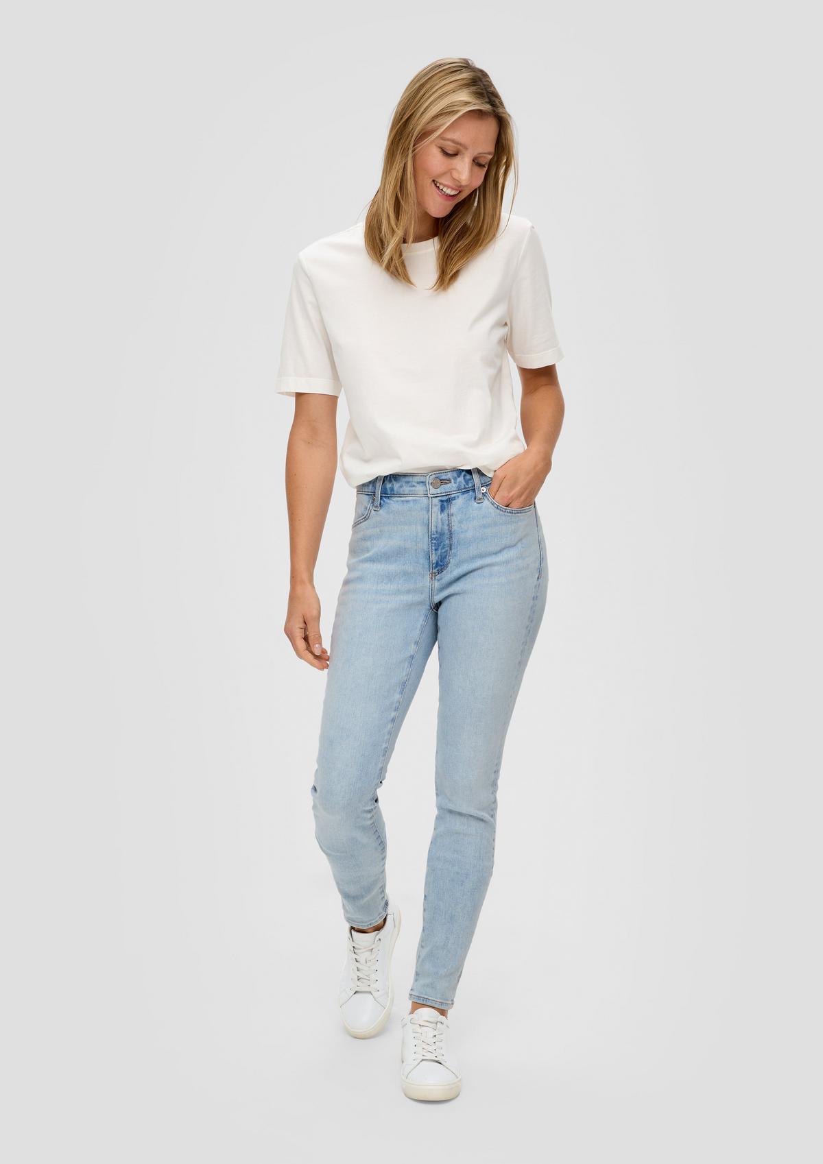 s.Oliver Jeans Izabell / coupe Skinny Fit / taille mi-haute / Skinny Leg