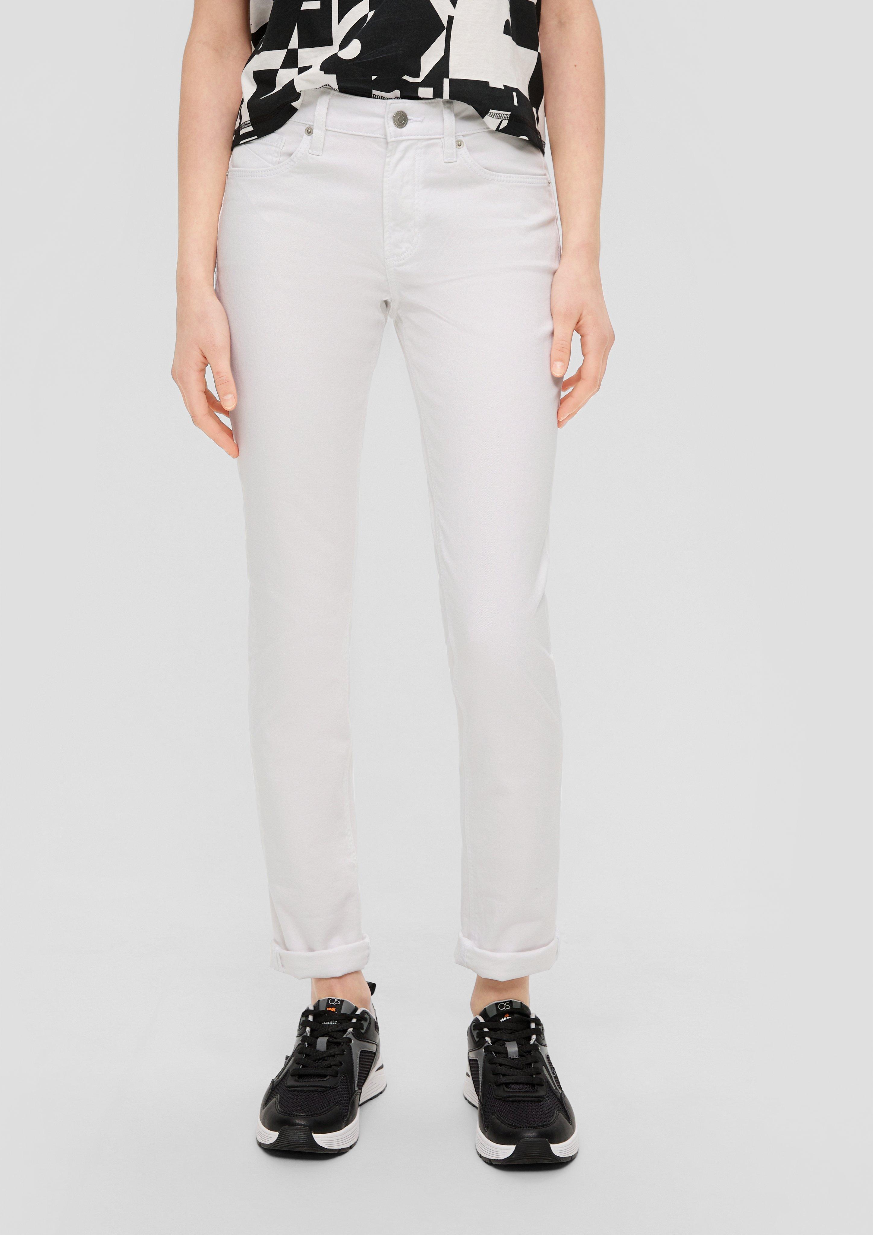 Jeans / Regular Fit / Mid Rise / Slim Fit - weiß | s.Oliver