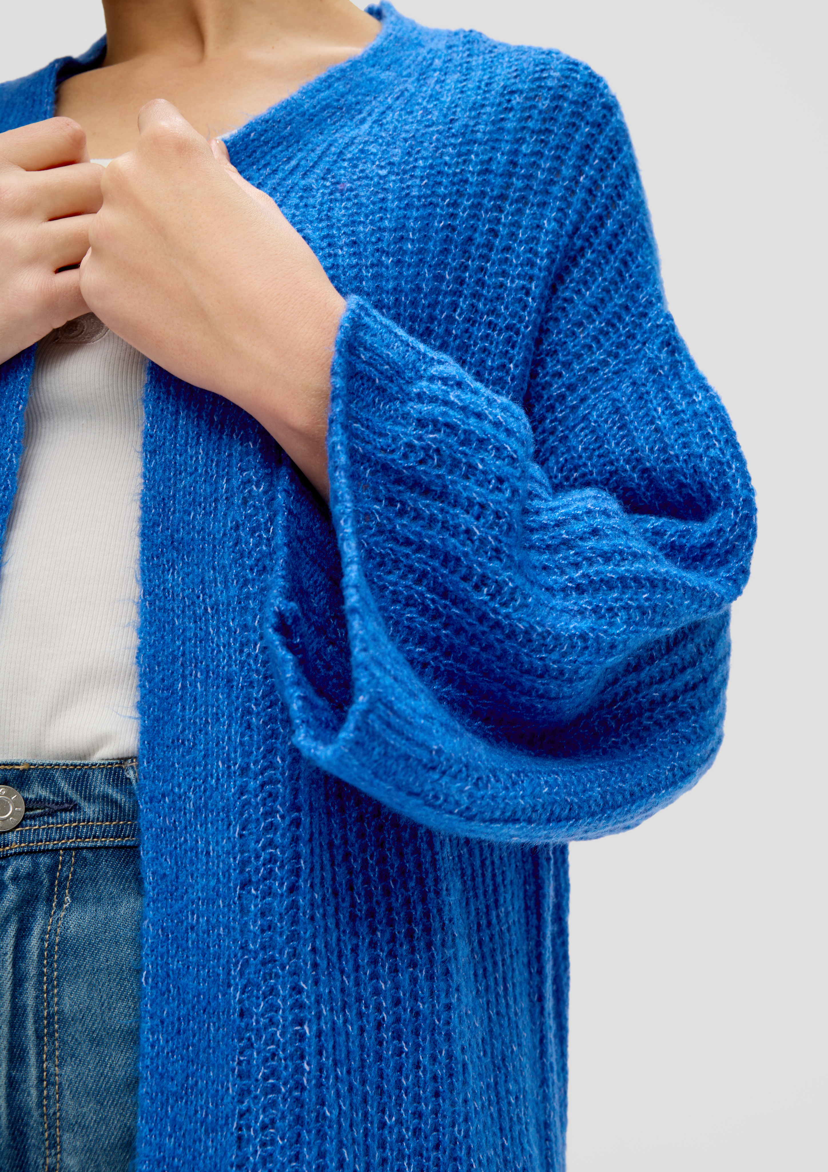 Strickjacke Blau Strickjacke Damen LieblingsstÃ¼ck S Oliver