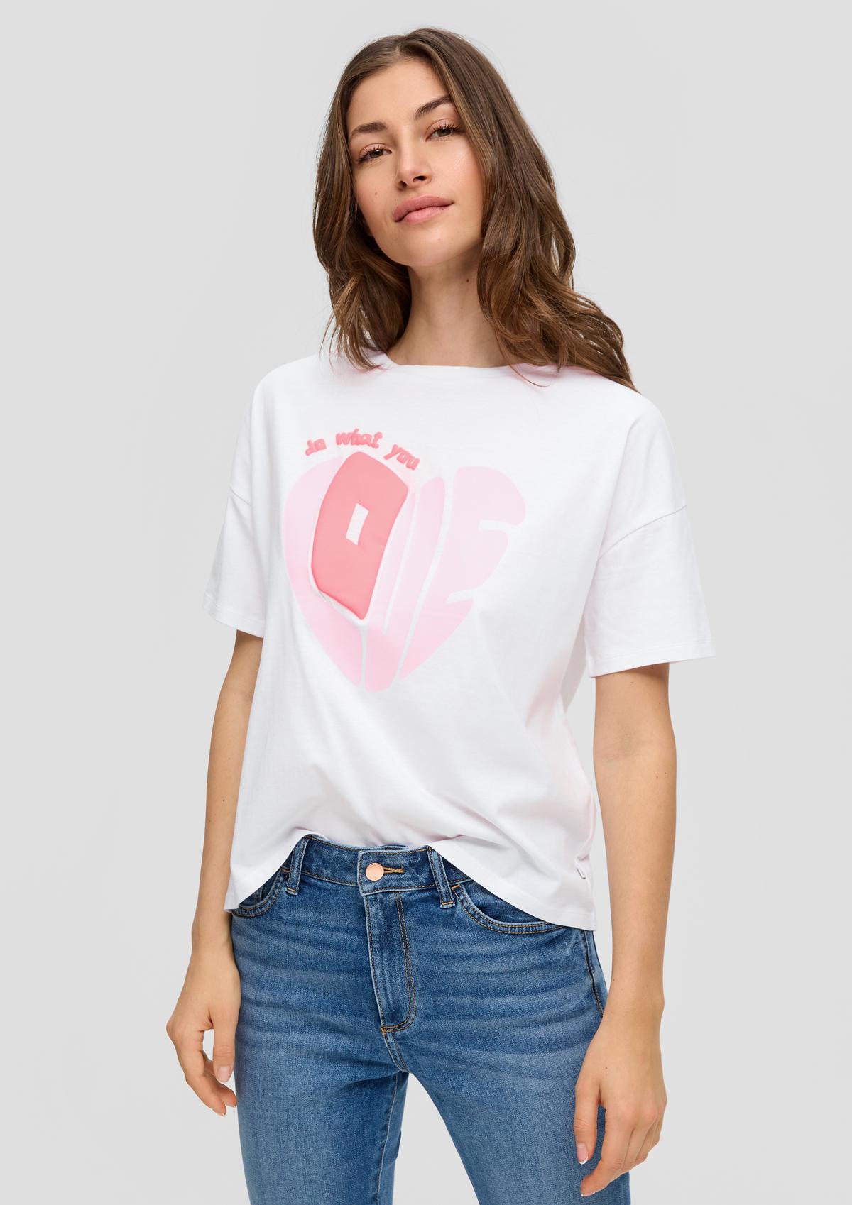 T-shirt oversize à détail imprimé