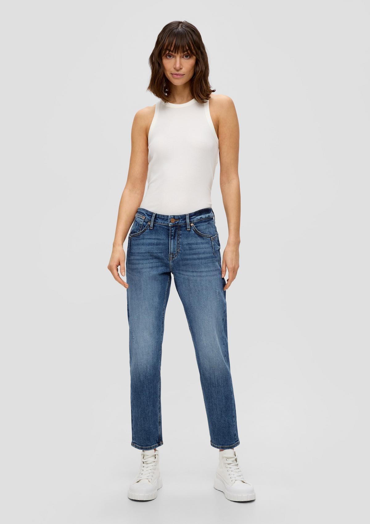 s.Oliver Franciz ankle-length jeans / relaxed fit / low rise / tapered leg