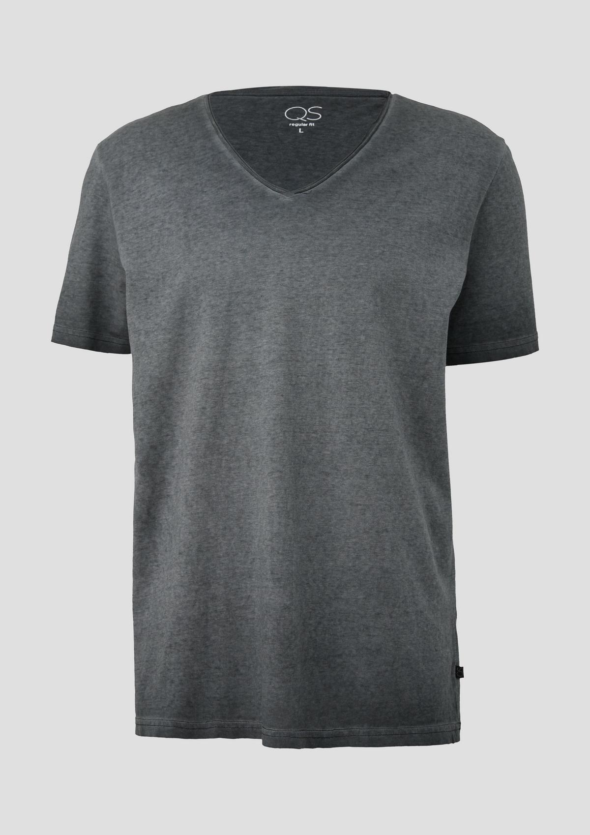 s.Oliver Melange cotton blend T-shirt