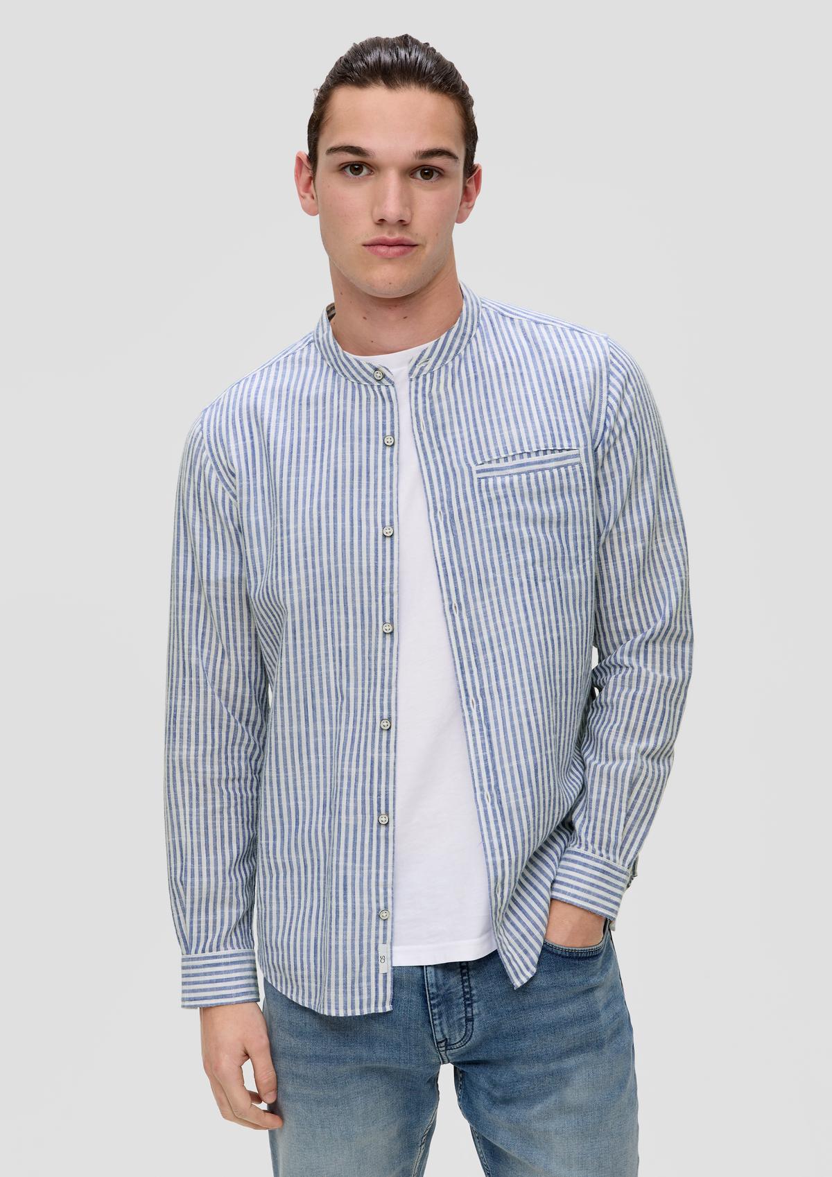 s.Oliver Shirt with a woven texture
