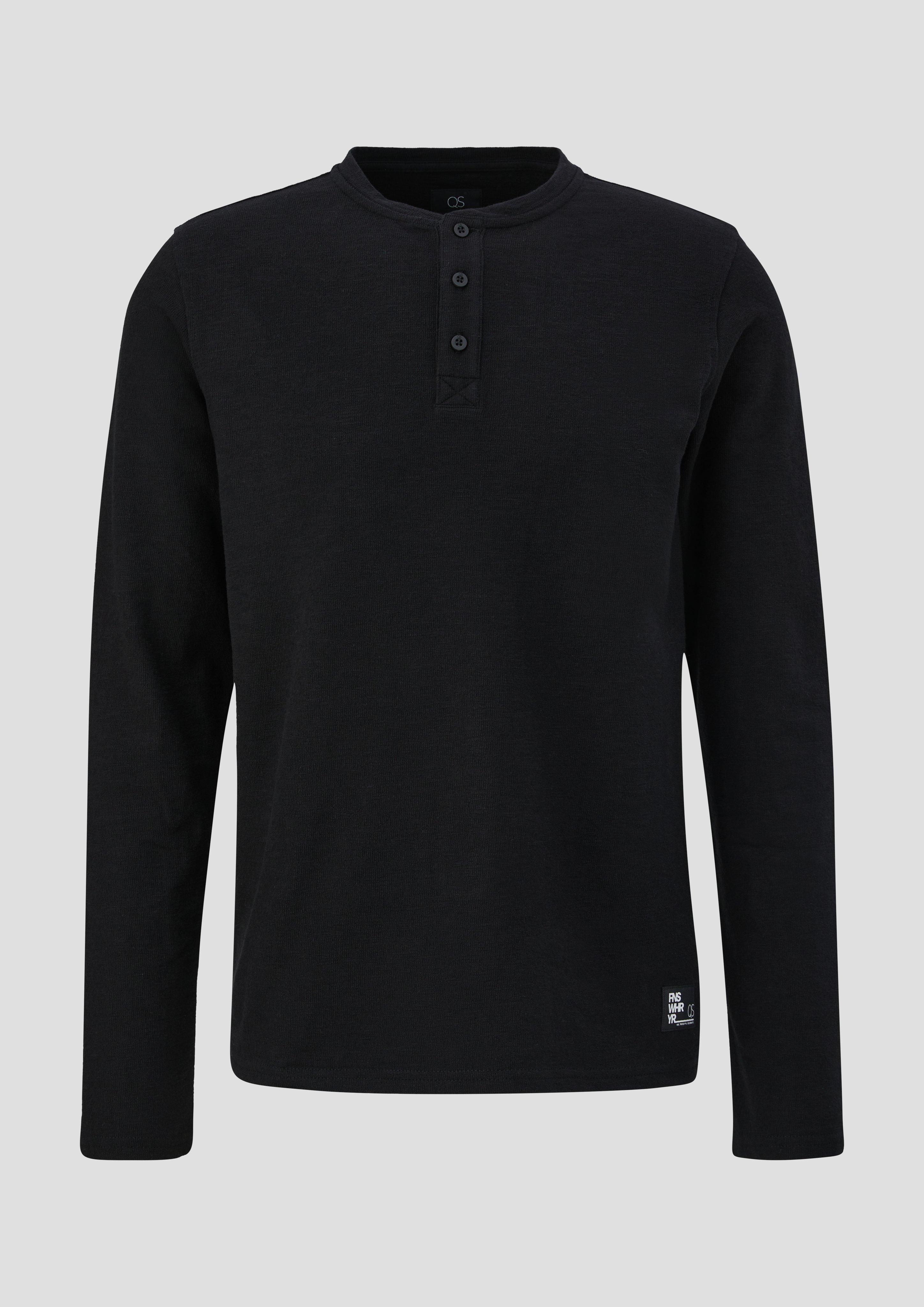 s.Oliver Longlseeve mit Flammgarnstruktur