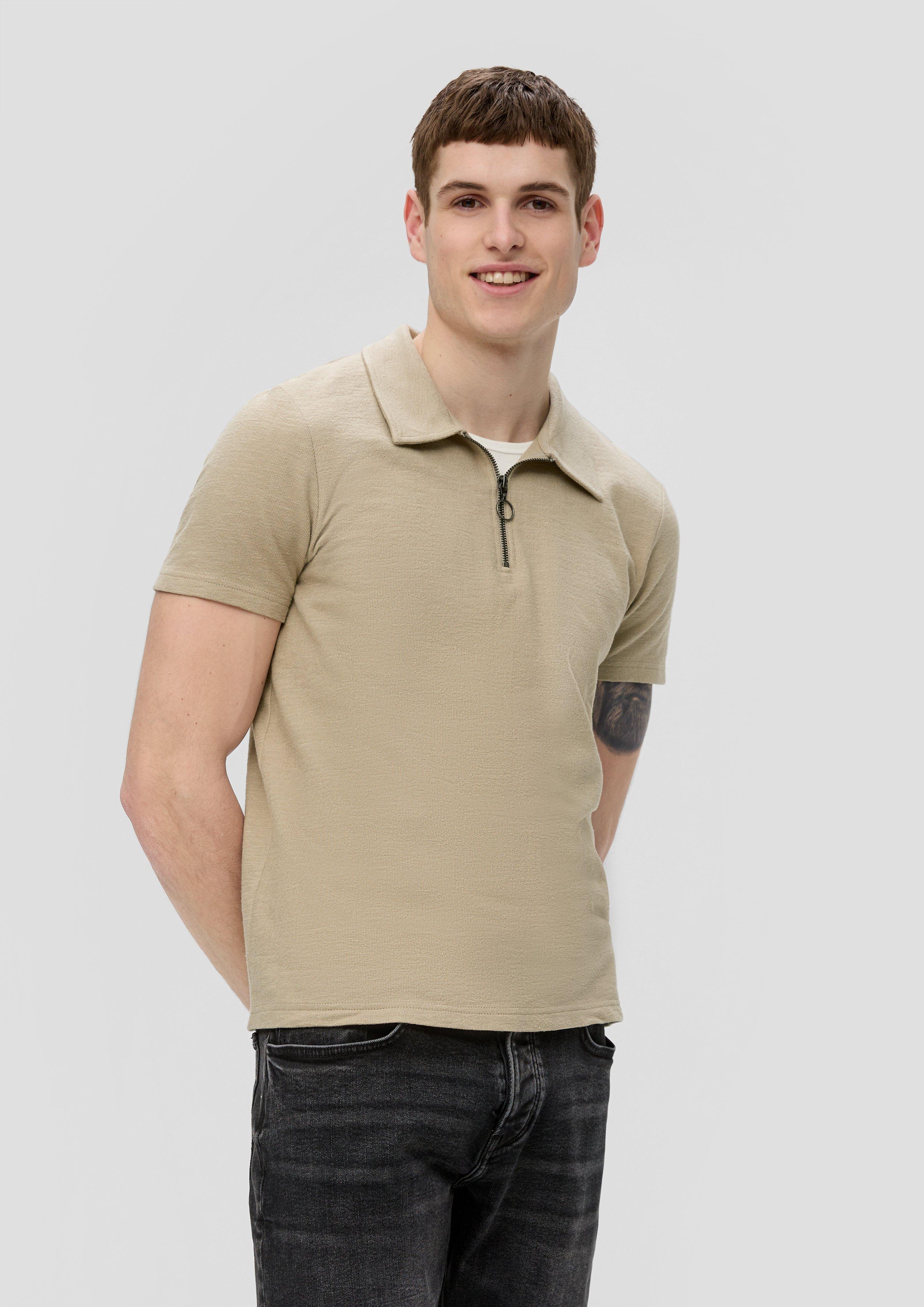 S.Oliver Poloshirt mit Reißverschluss