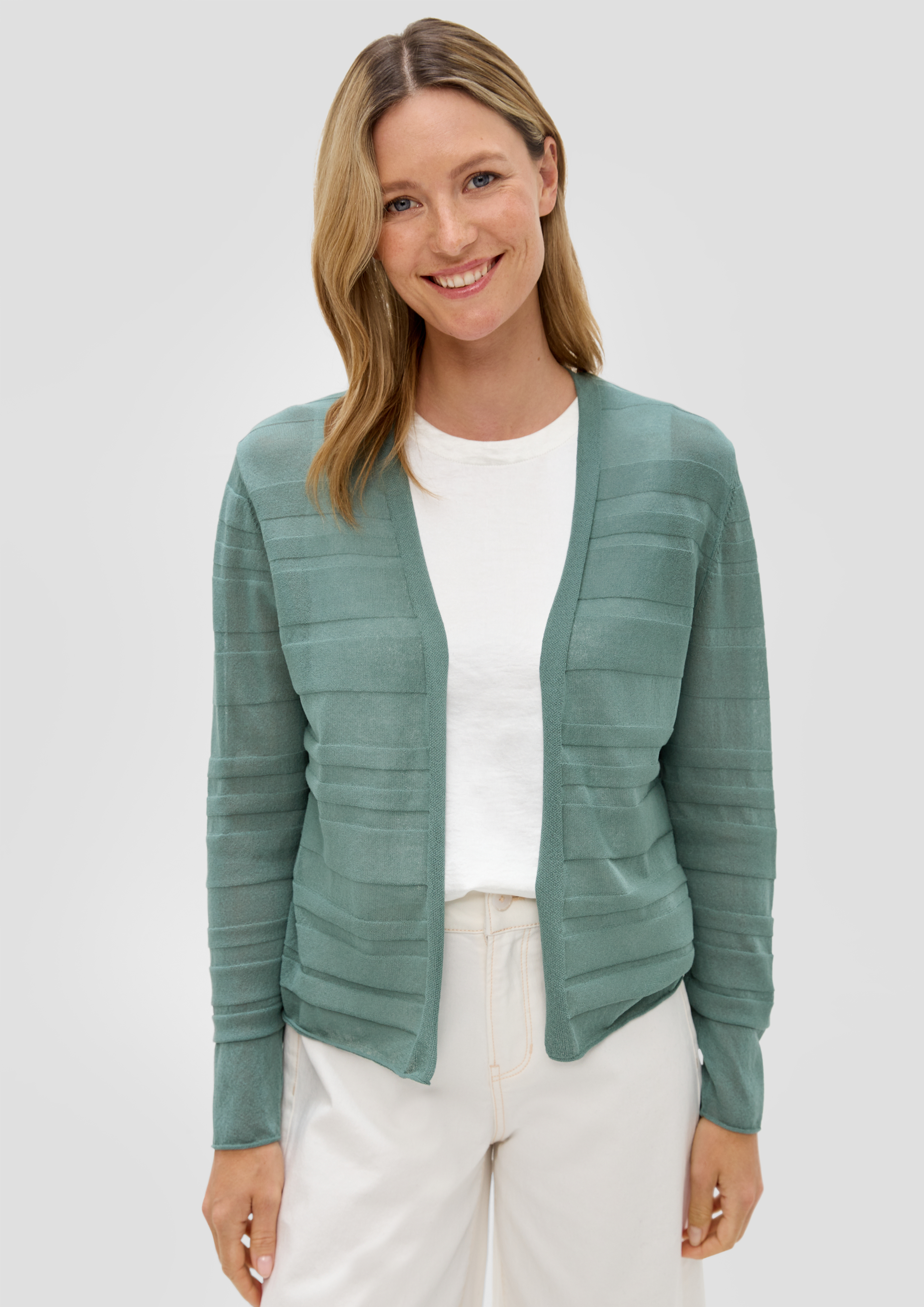 S.Oliver Cardigan mit Musterstruktur