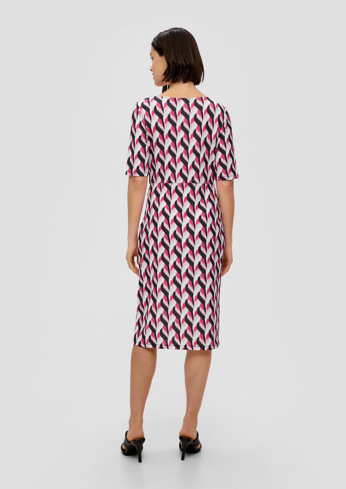 s.Oliver Midi dress with an all-over print
