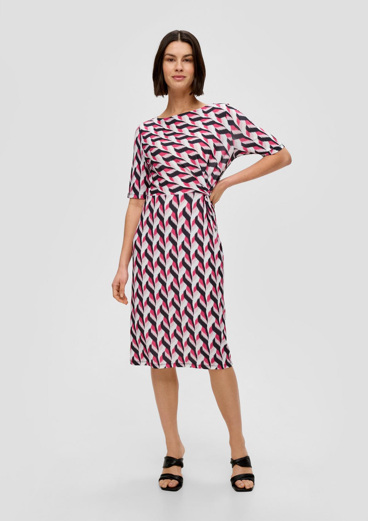 s.Oliver Midi dress with an all-over print