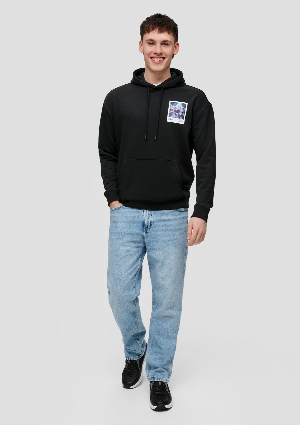 s.Oliver Hooded sweatshirt with photo print
