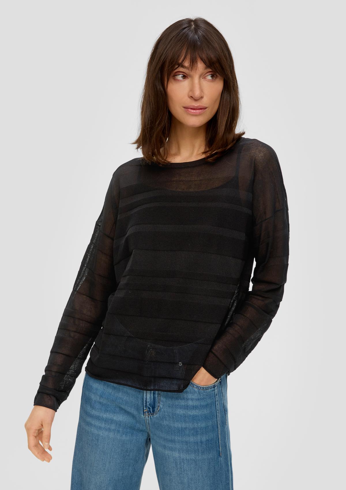 s.Oliver Jumper with a textured pattern