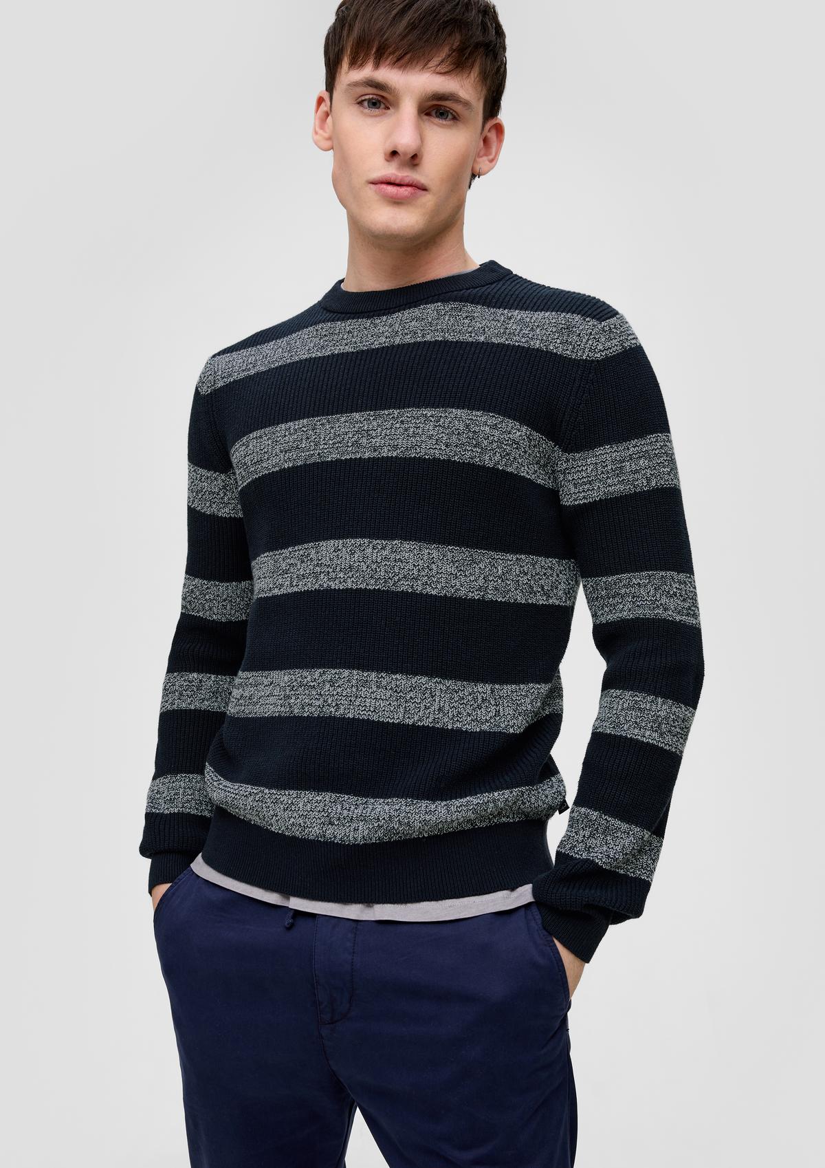 s.Oliver Pletený pulovr z bavlny