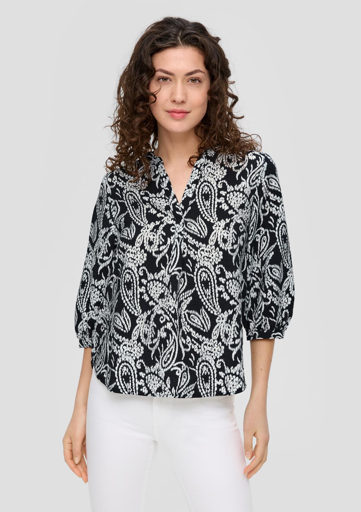 Tunic blouse in a viscose blend