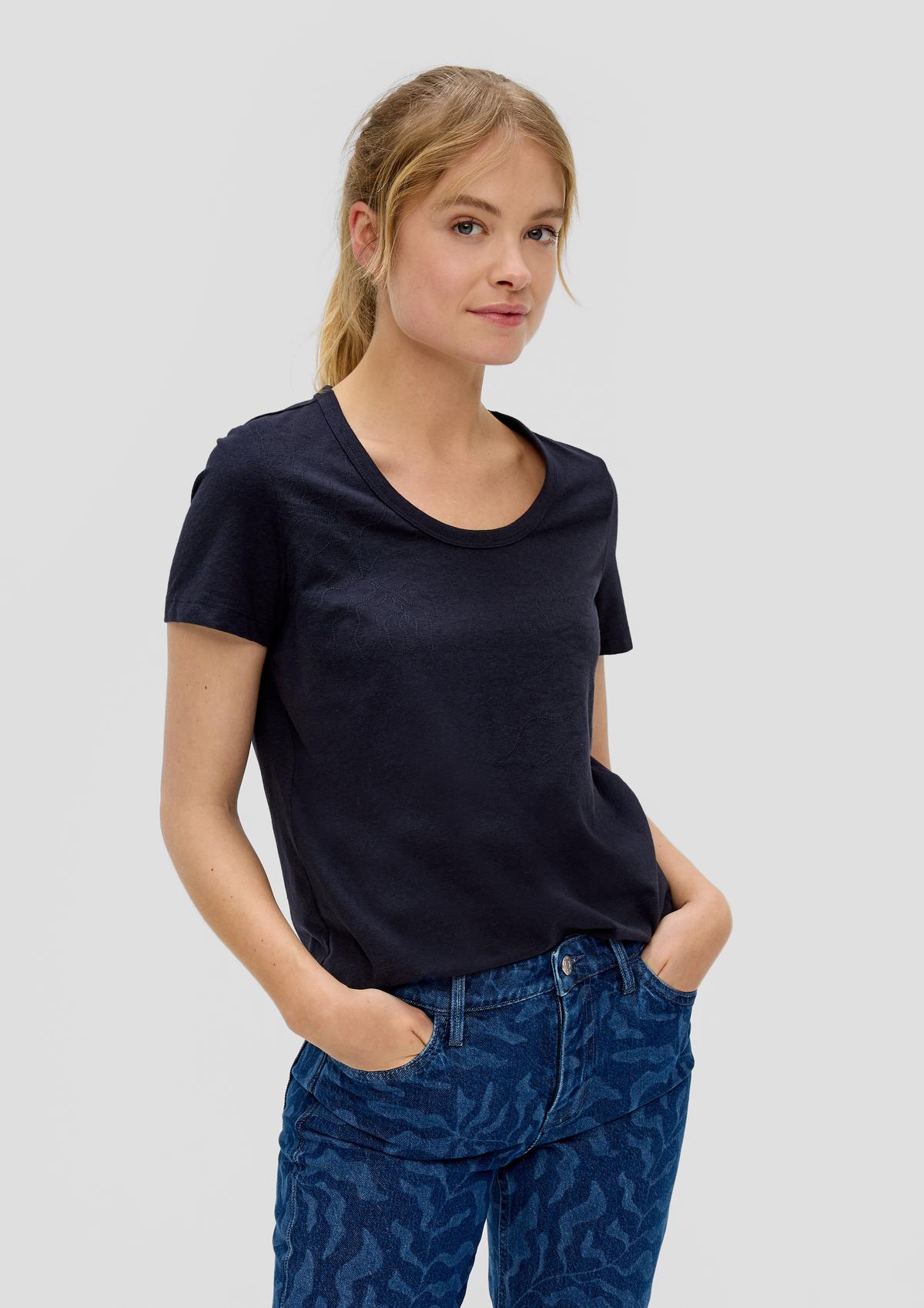 s.Oliver Embroidered T-shirt