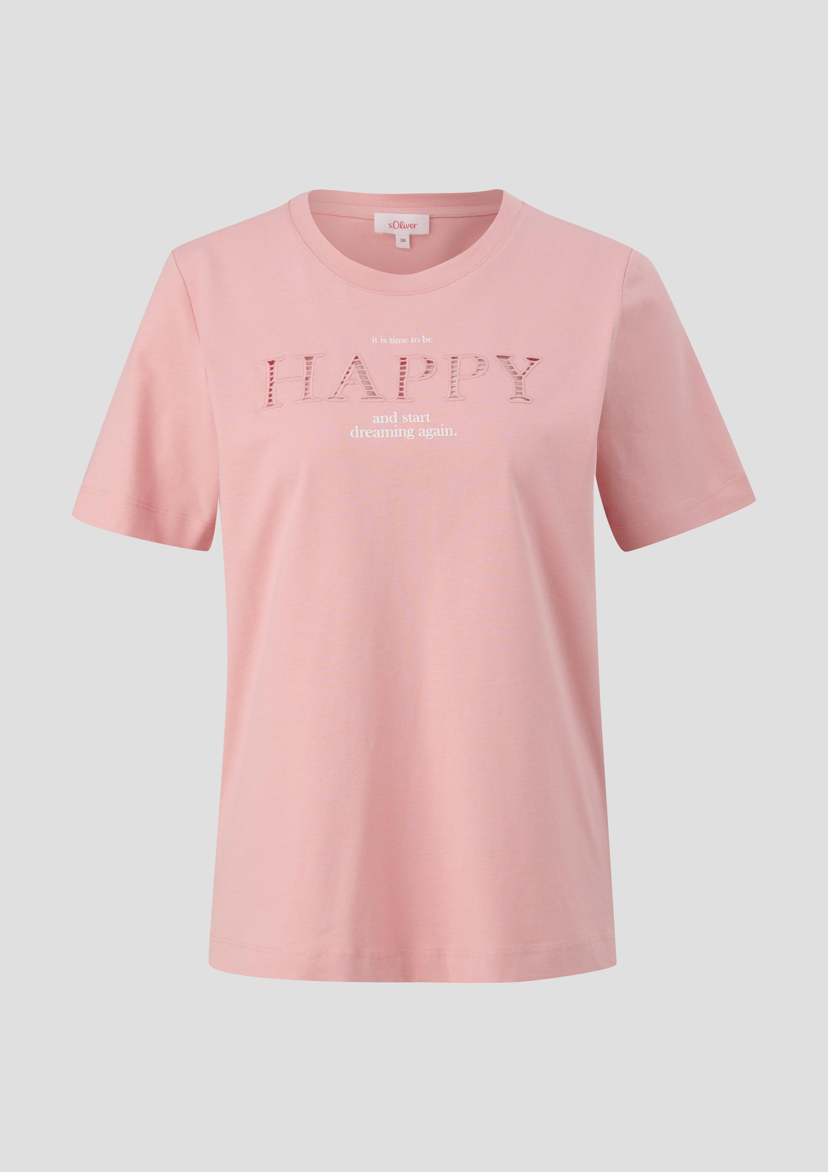 Thumbnail - s.Oliver - T-Shirt mit Frontprint, Damen, Rosa