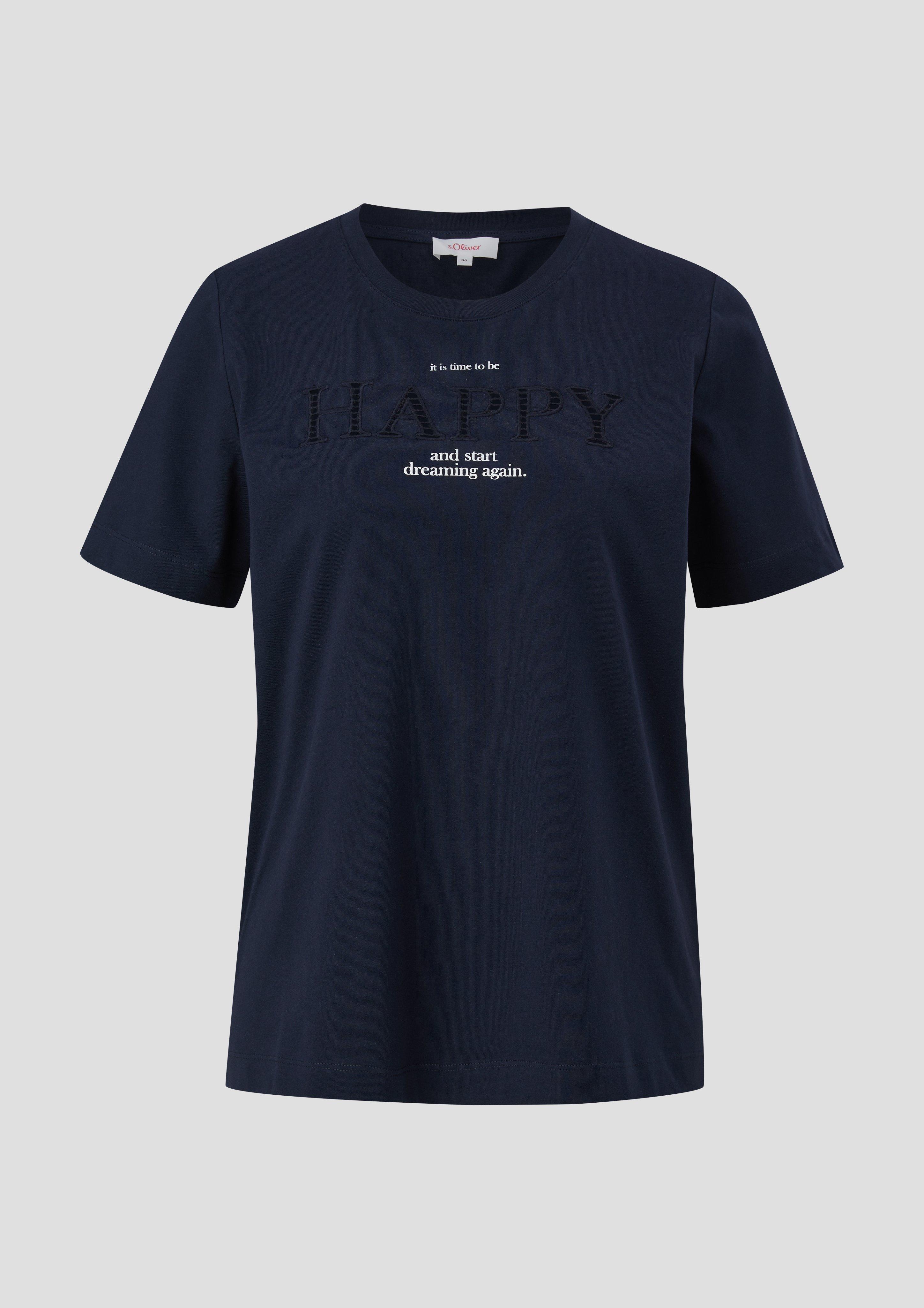 Thumbnail - s.Oliver - T-Shirt mit Frontprint, Damen, blau