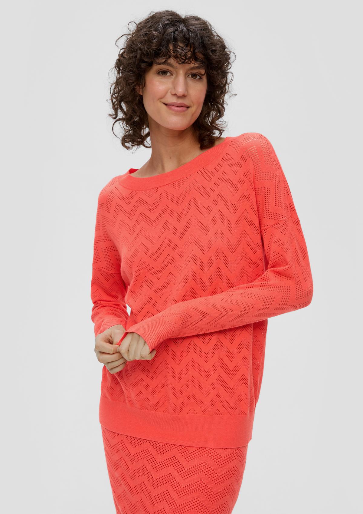 s.Oliver Jumper with an openwork pattern