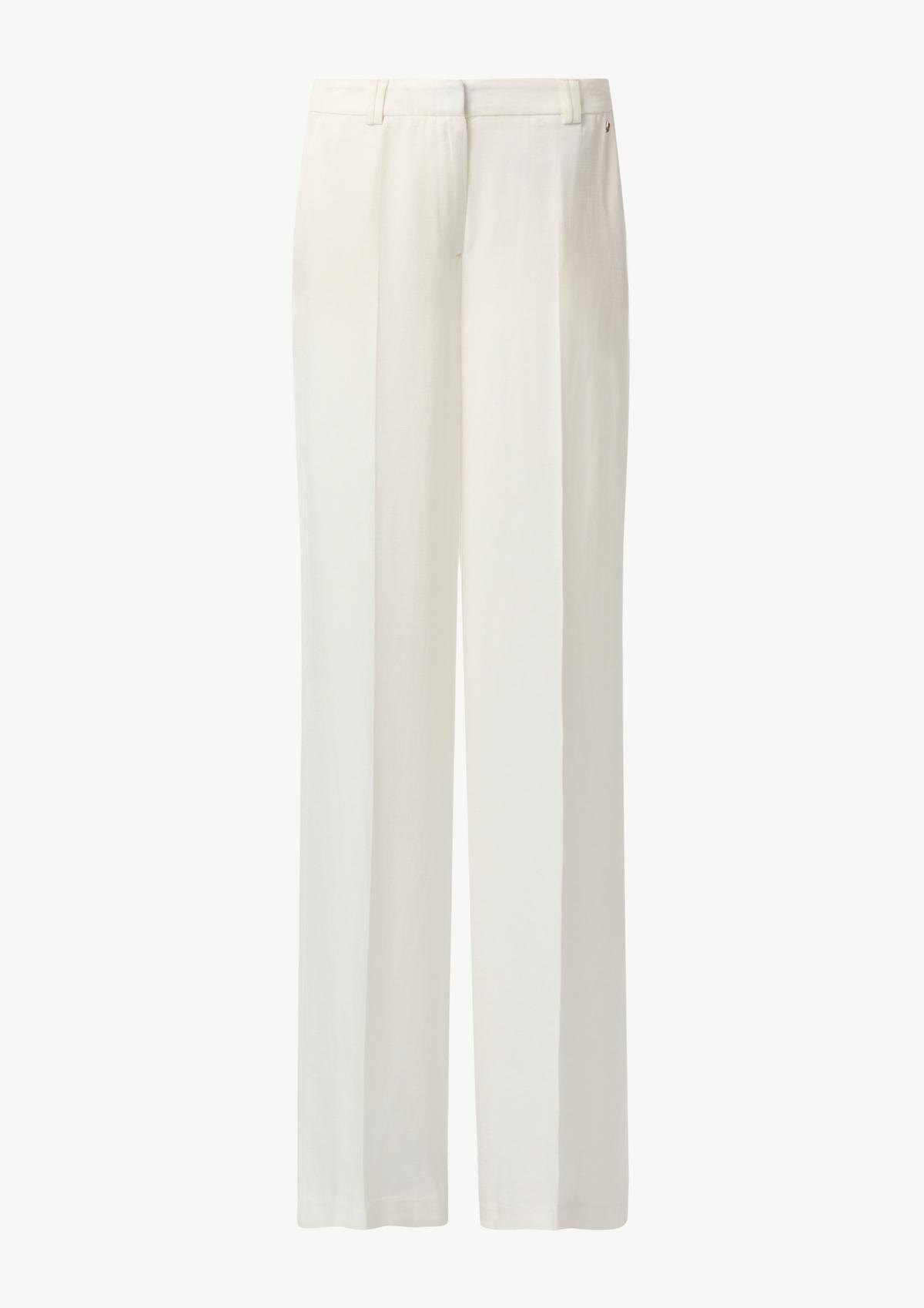 comma Wide leg trousers in a linen blend