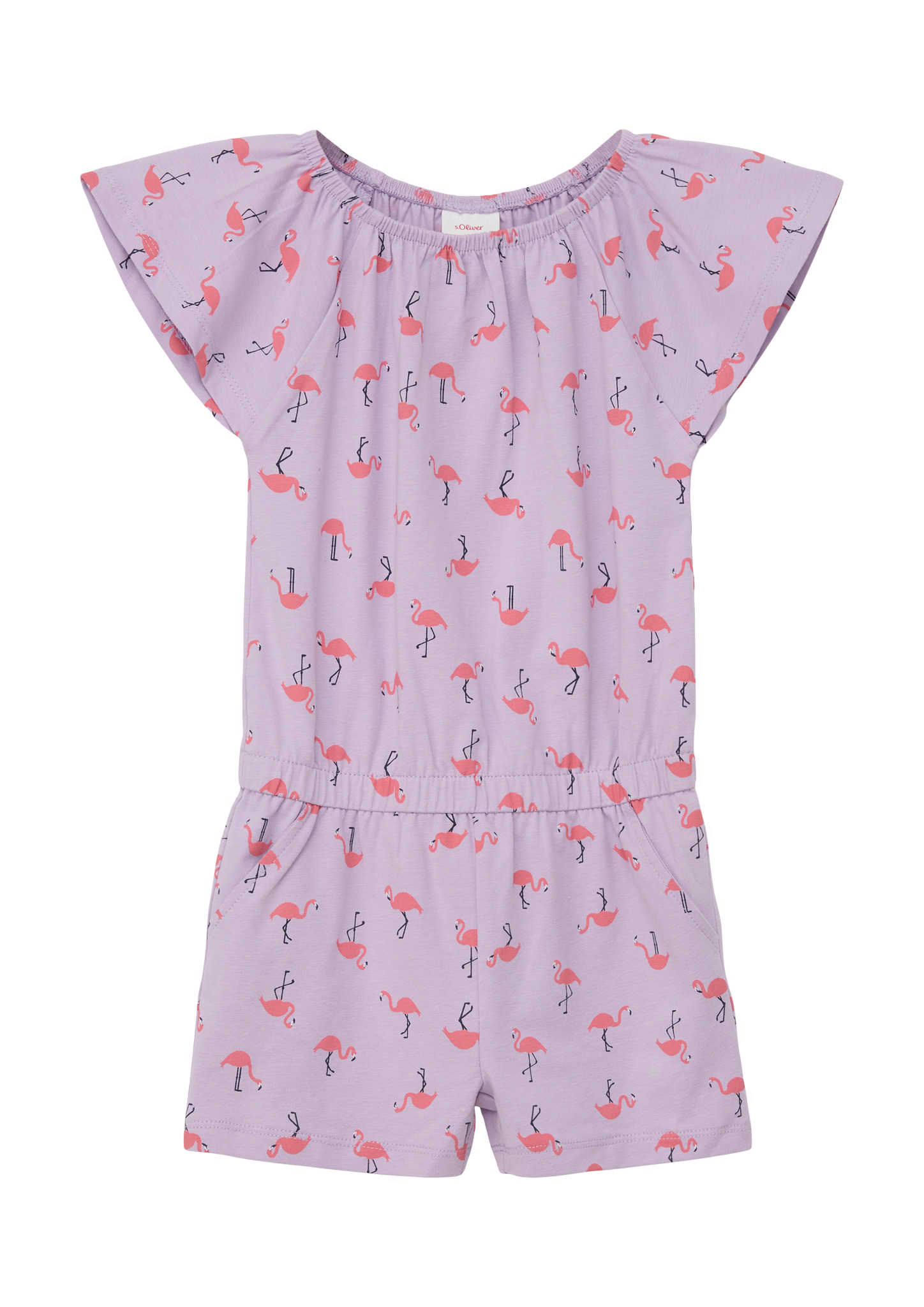 s.Oliver - Overall mit All-over-Print, Kinder, lila