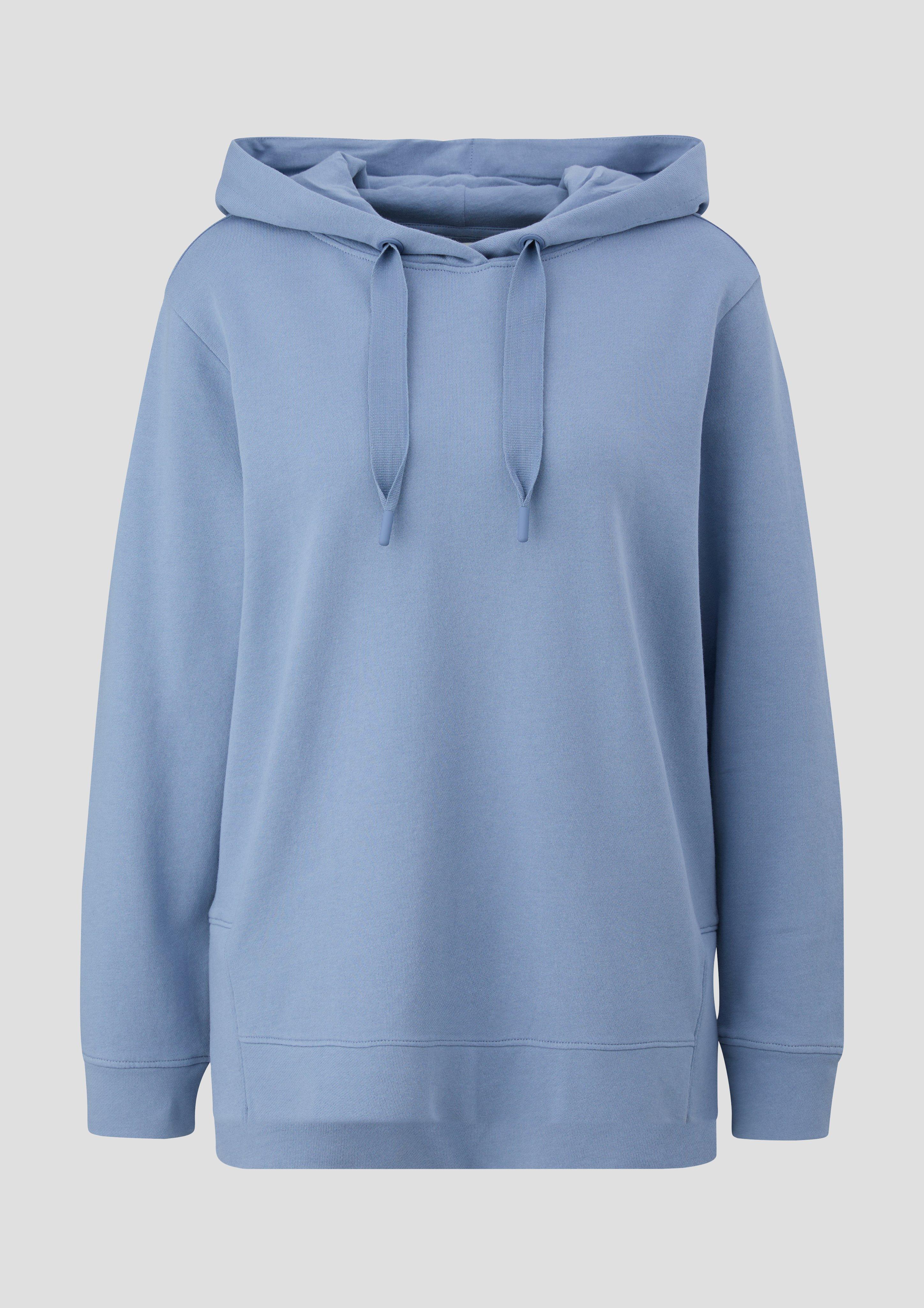 s.Oliver - Hoodie aus weicher Baumwolle, Damen, blau