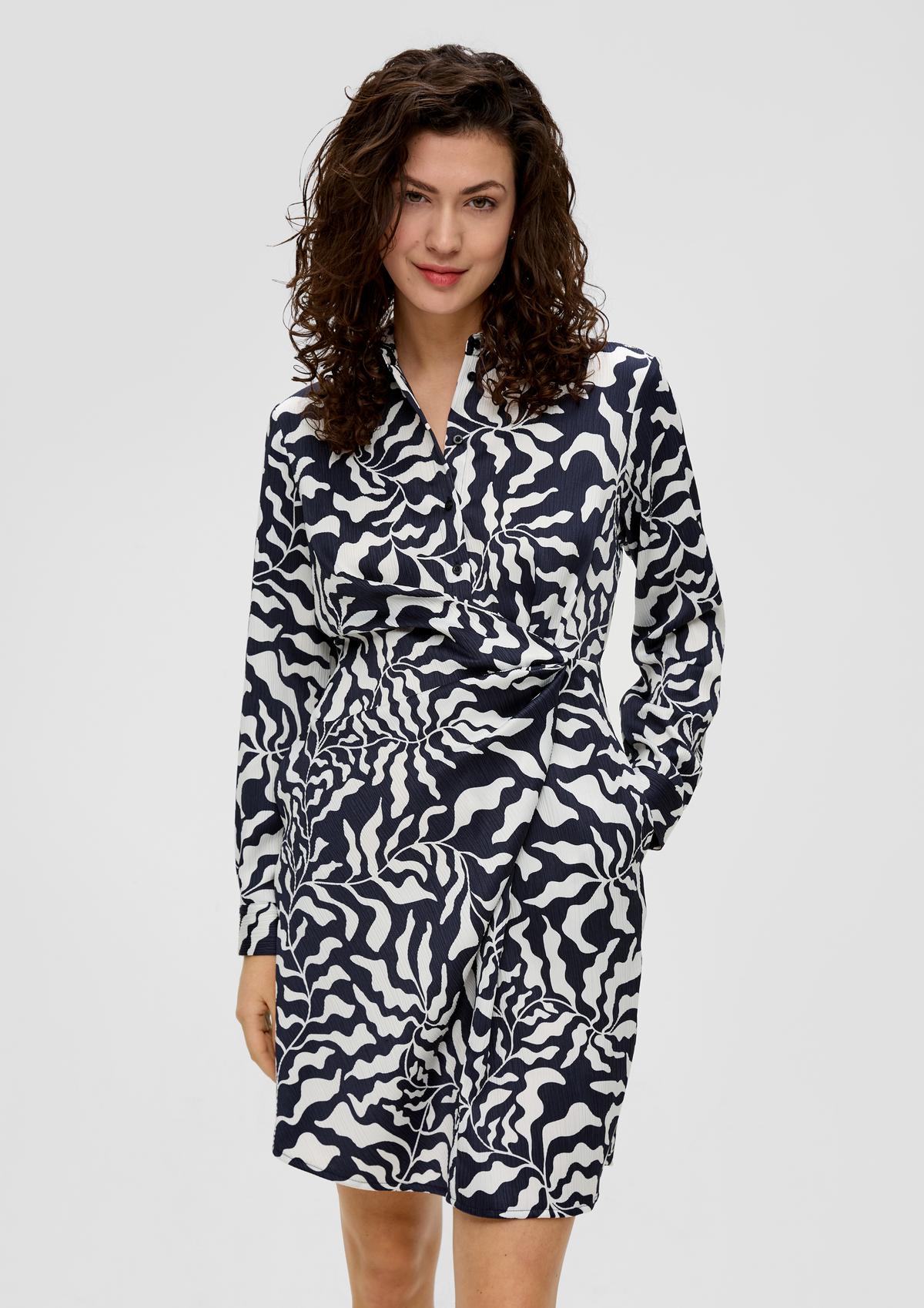 s.Oliver Shirt dress with a wrap detail