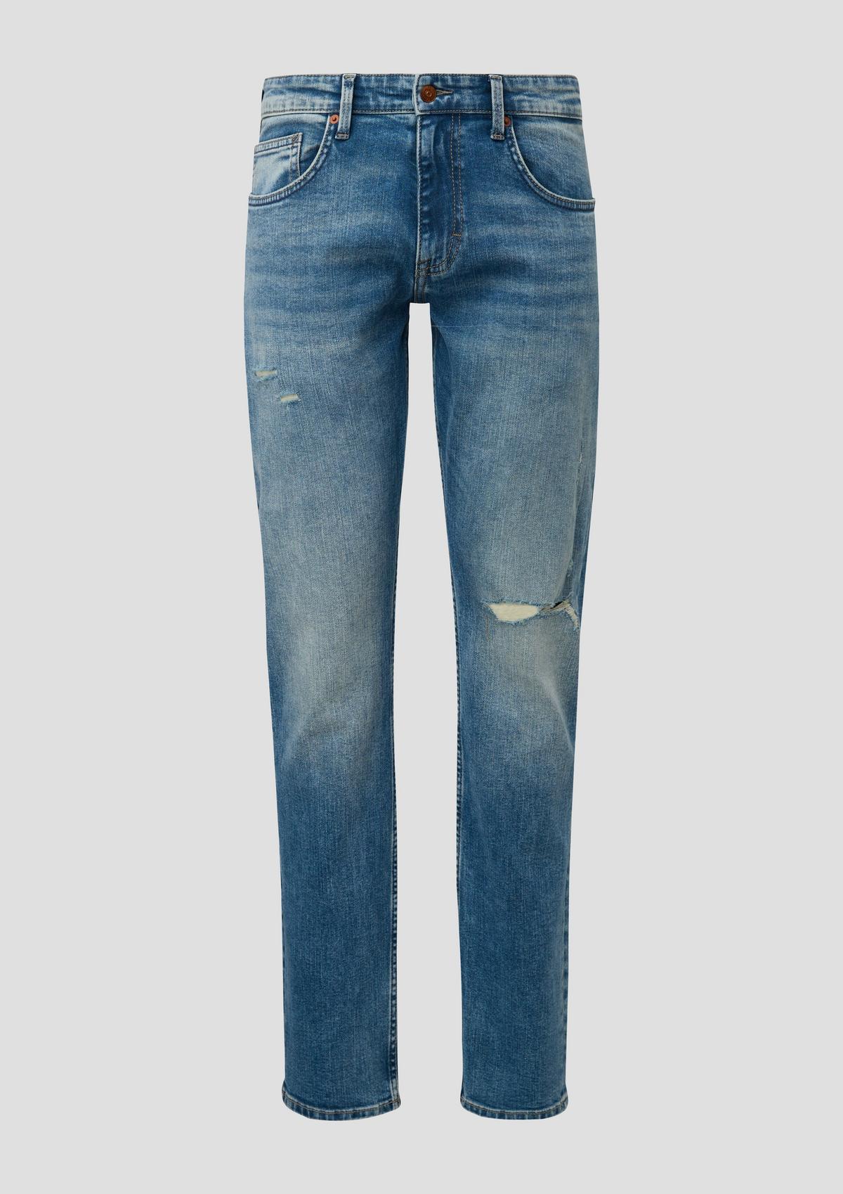 s.Oliver Jeans hlače Rick / kroj Slim Fit / Mid Rise / ozke hlačnice