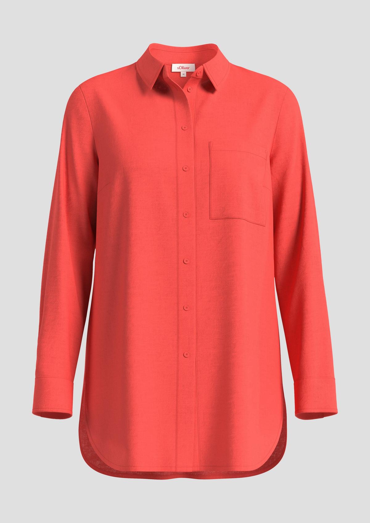 s.Oliver Long linen blouse
