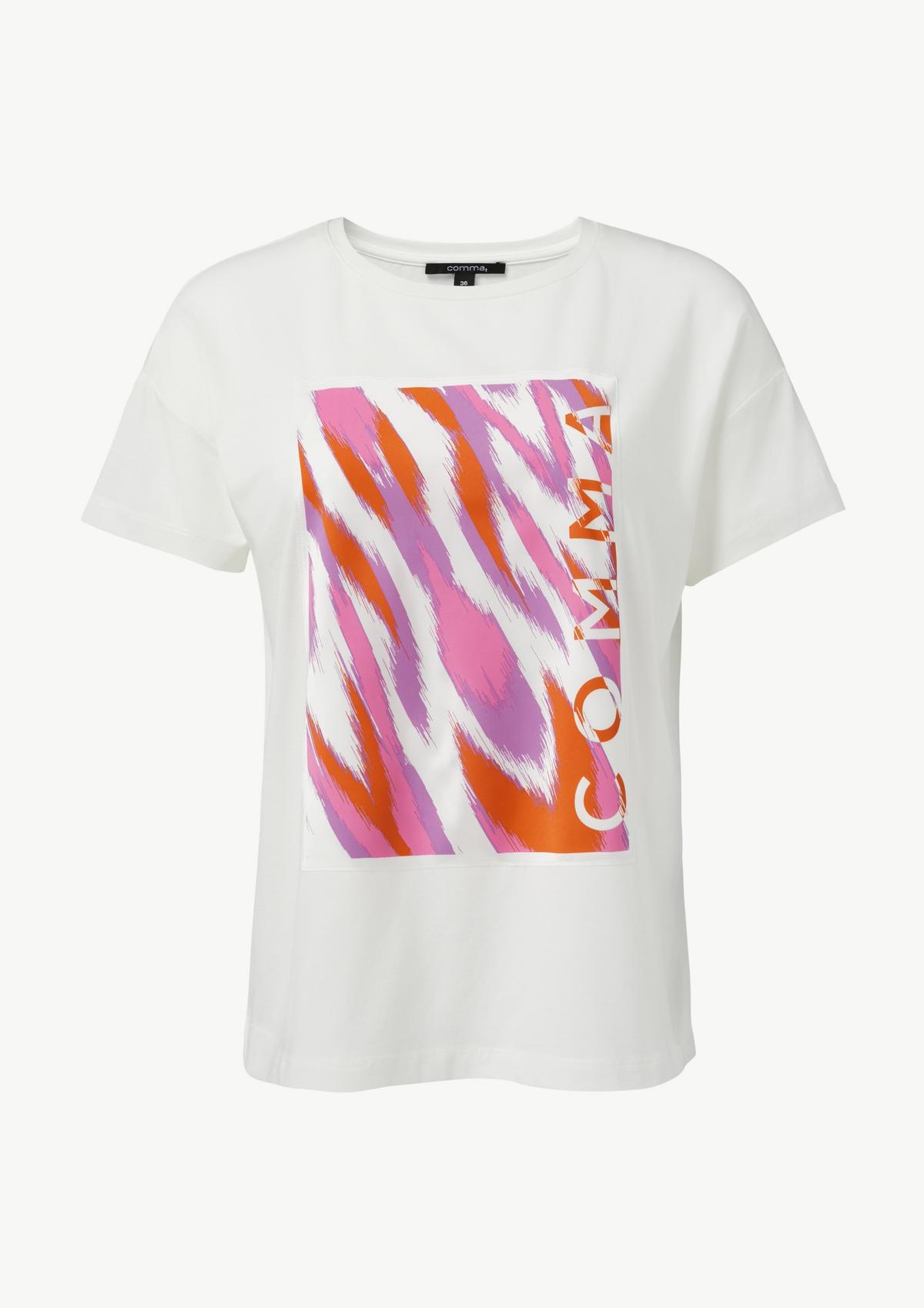 comma T-Shirt mit Frontprint
