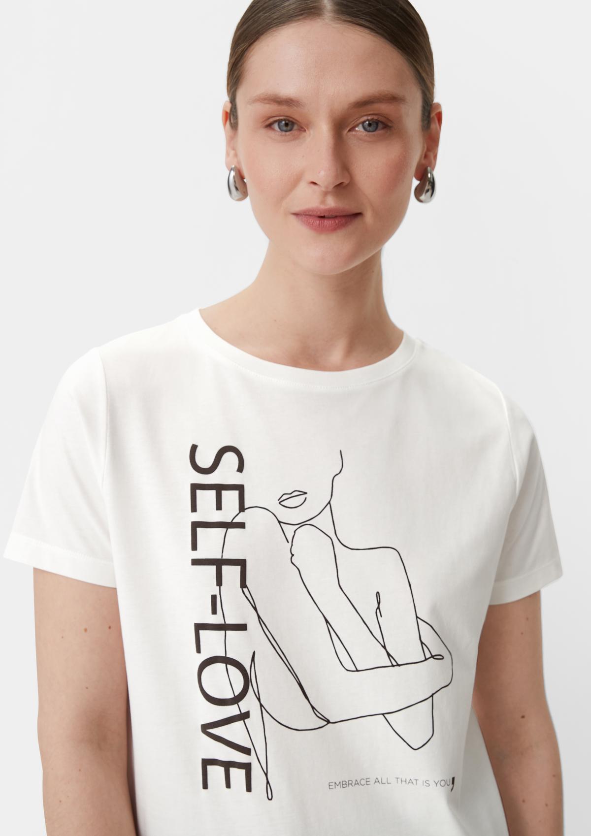 comma T-Shirt mit Frontprint