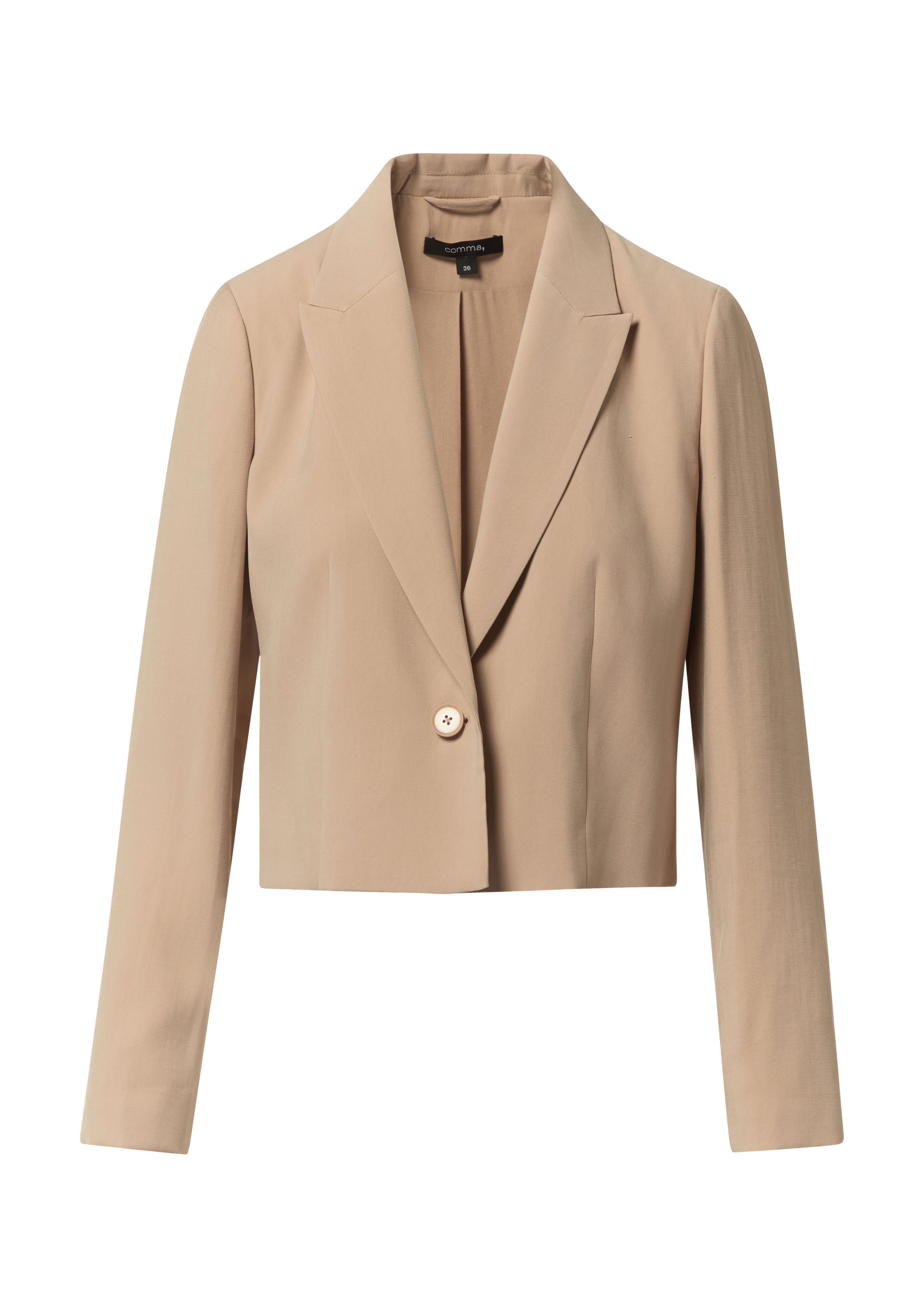 Nakd Fitted Blazer Beige River Island Womens Beige Faux Leather