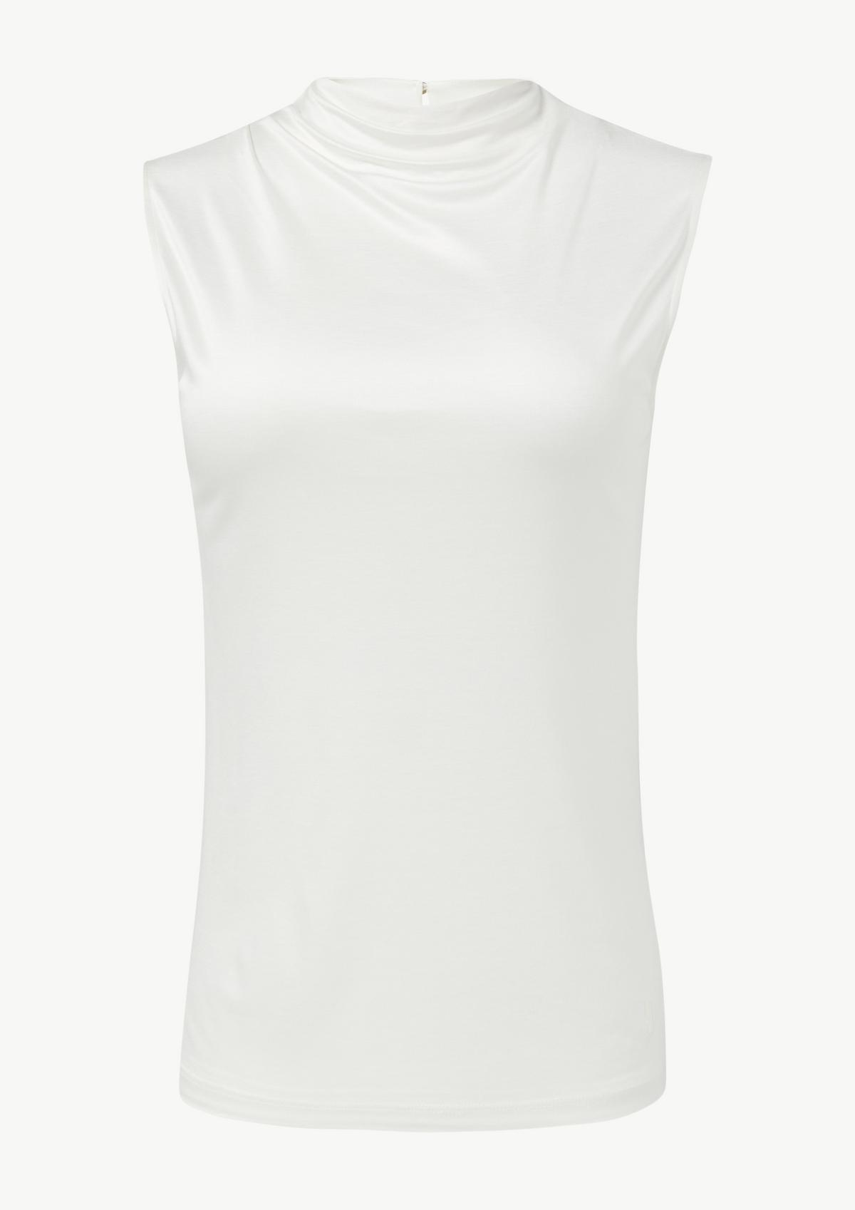 comma Sleeveless blouse top made of jersey
